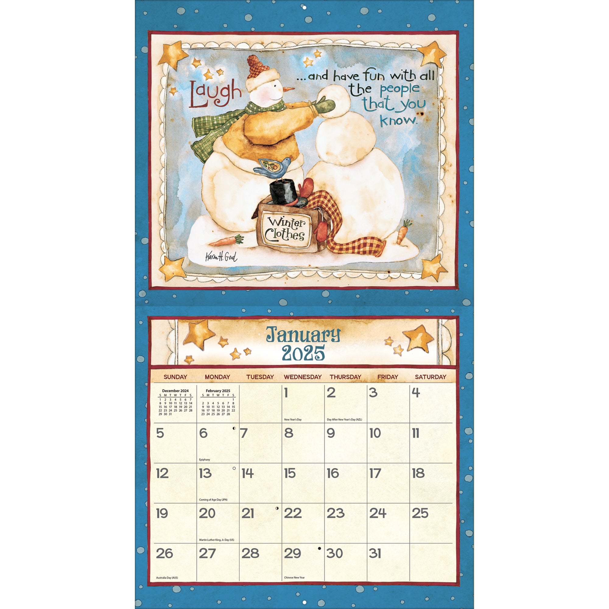 Lang Simple Life Calendar 2025 