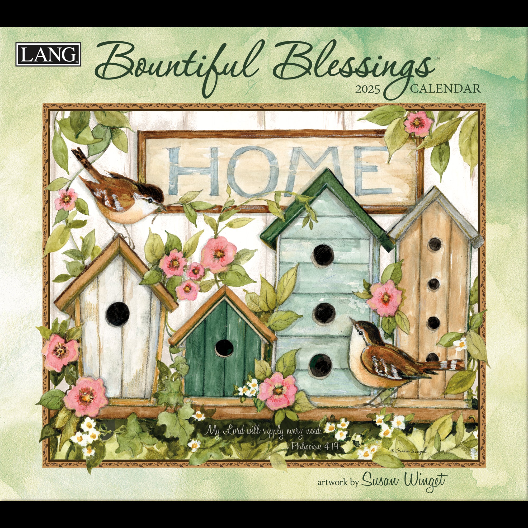 2025 LANG Bountiful Blessings By Susan Winget Deluxe Wall Calendar