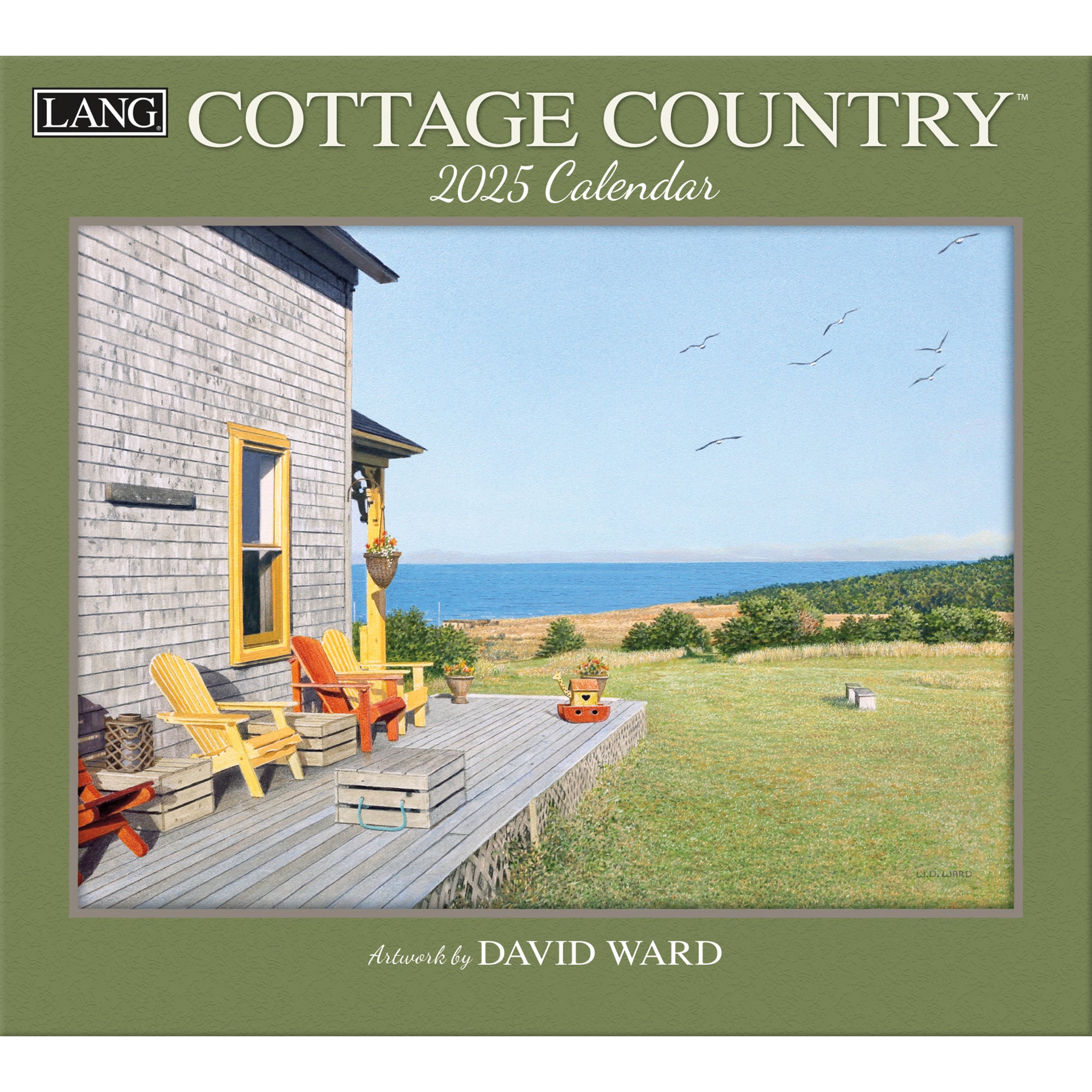 2025 LANG Cottage Country By David Ward - Deluxe Wall Calendar