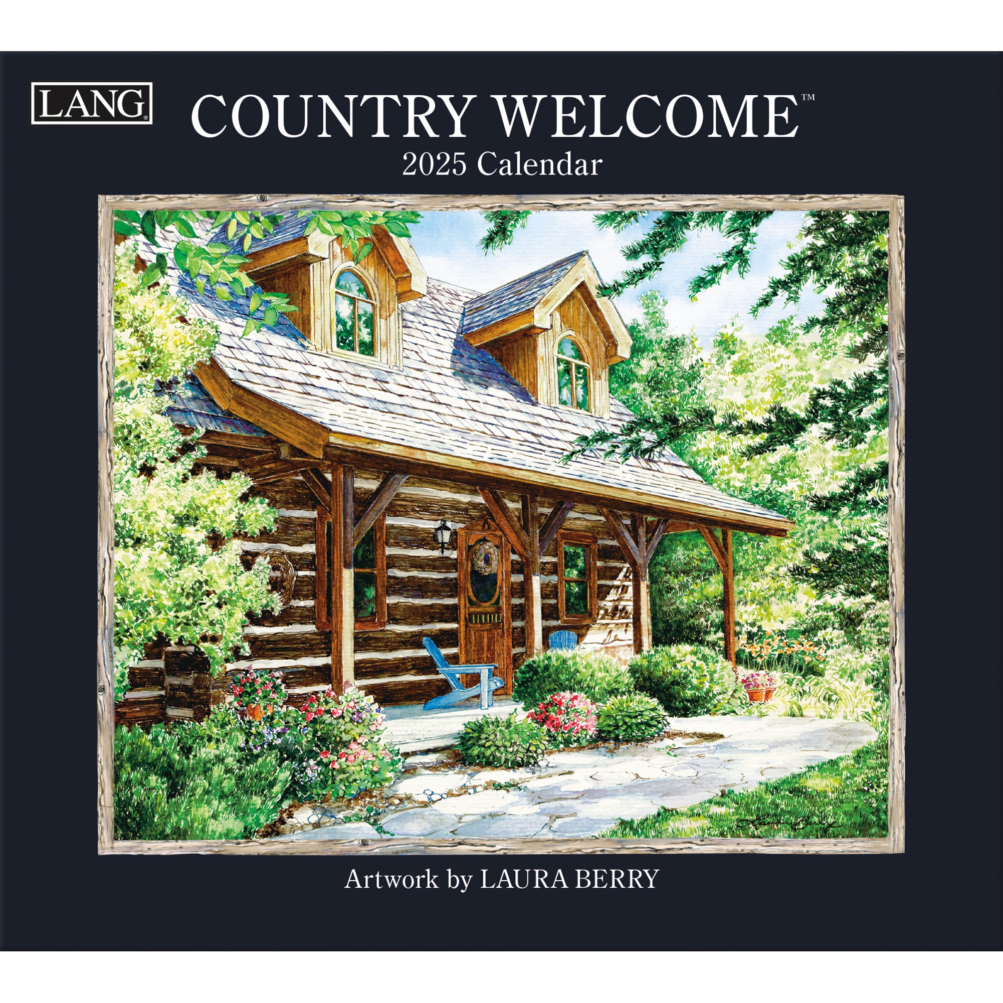 2025 LANG Country By Laura Berry Deluxe Wall Calendar