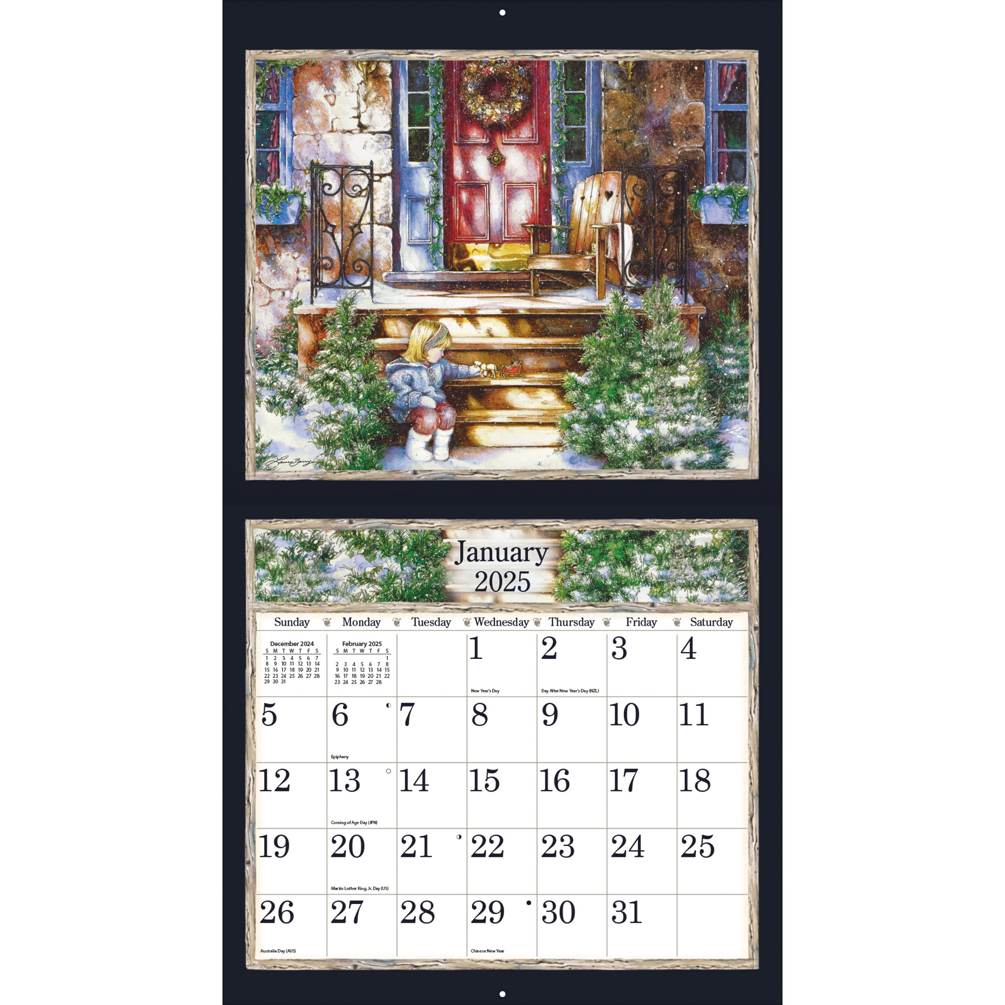 2025 LANG Country Welcome By Laura Berry - Deluxe Wall Calendar