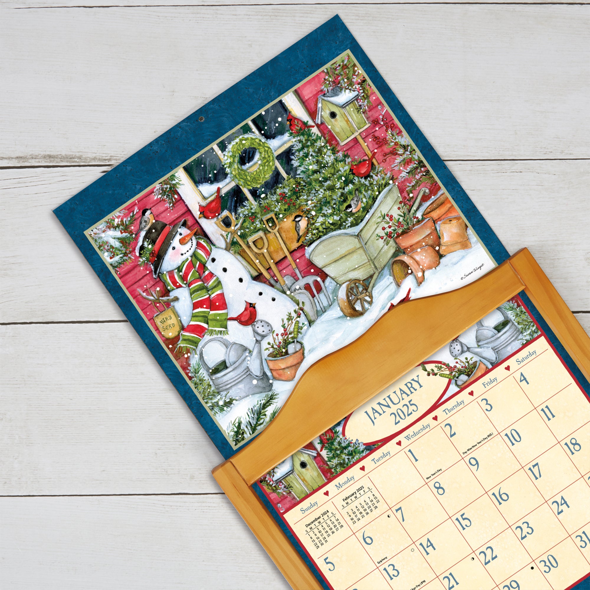 2025 LANG Heart & Home By Susan Winget - Deluxe Wall Calendar