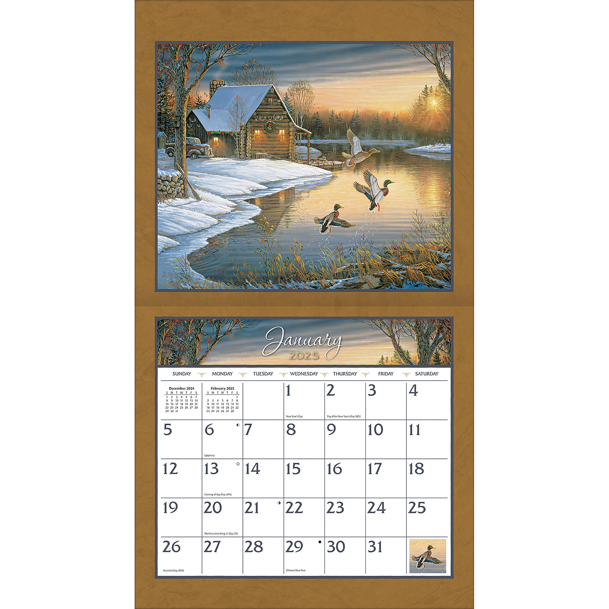 2025 LANG Meadowland By Sam Timm - Deluxe Wall Calendar