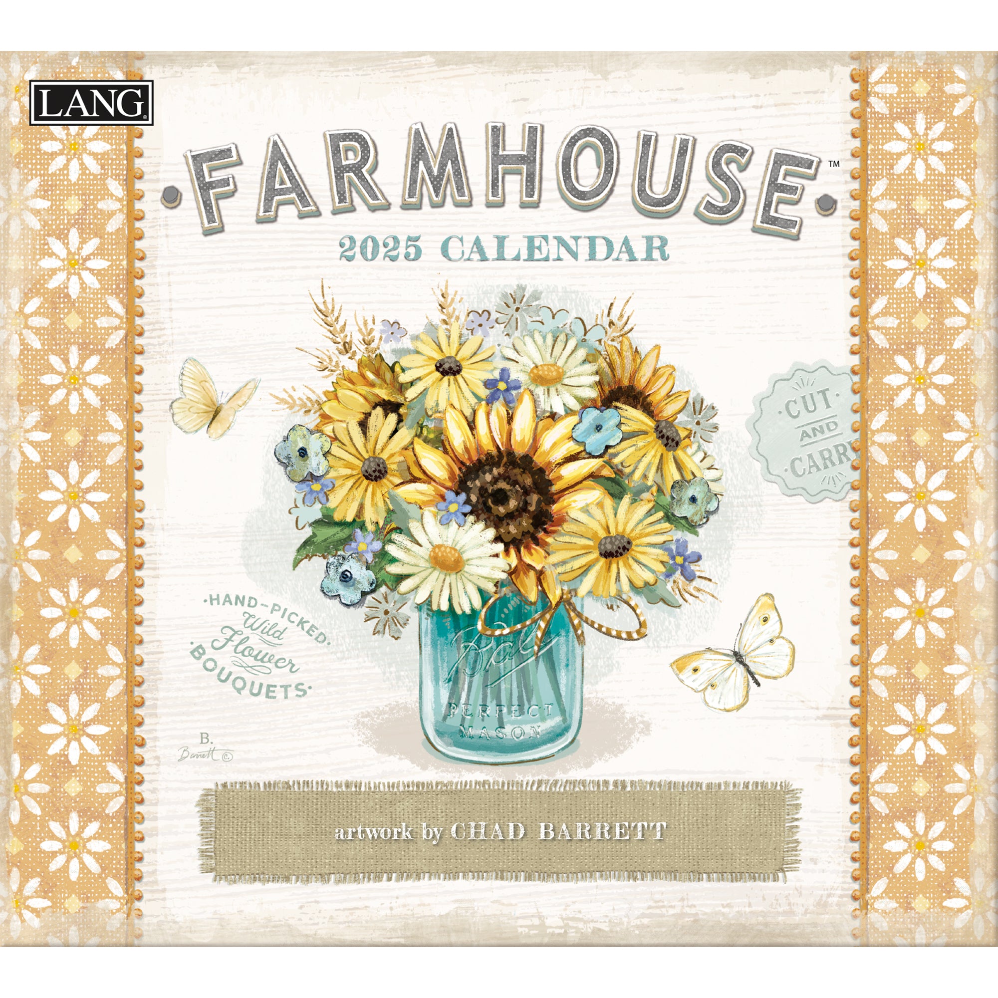 2025 LANG Farmhouse By Chad Barrett - Deluxe Wall Calendar