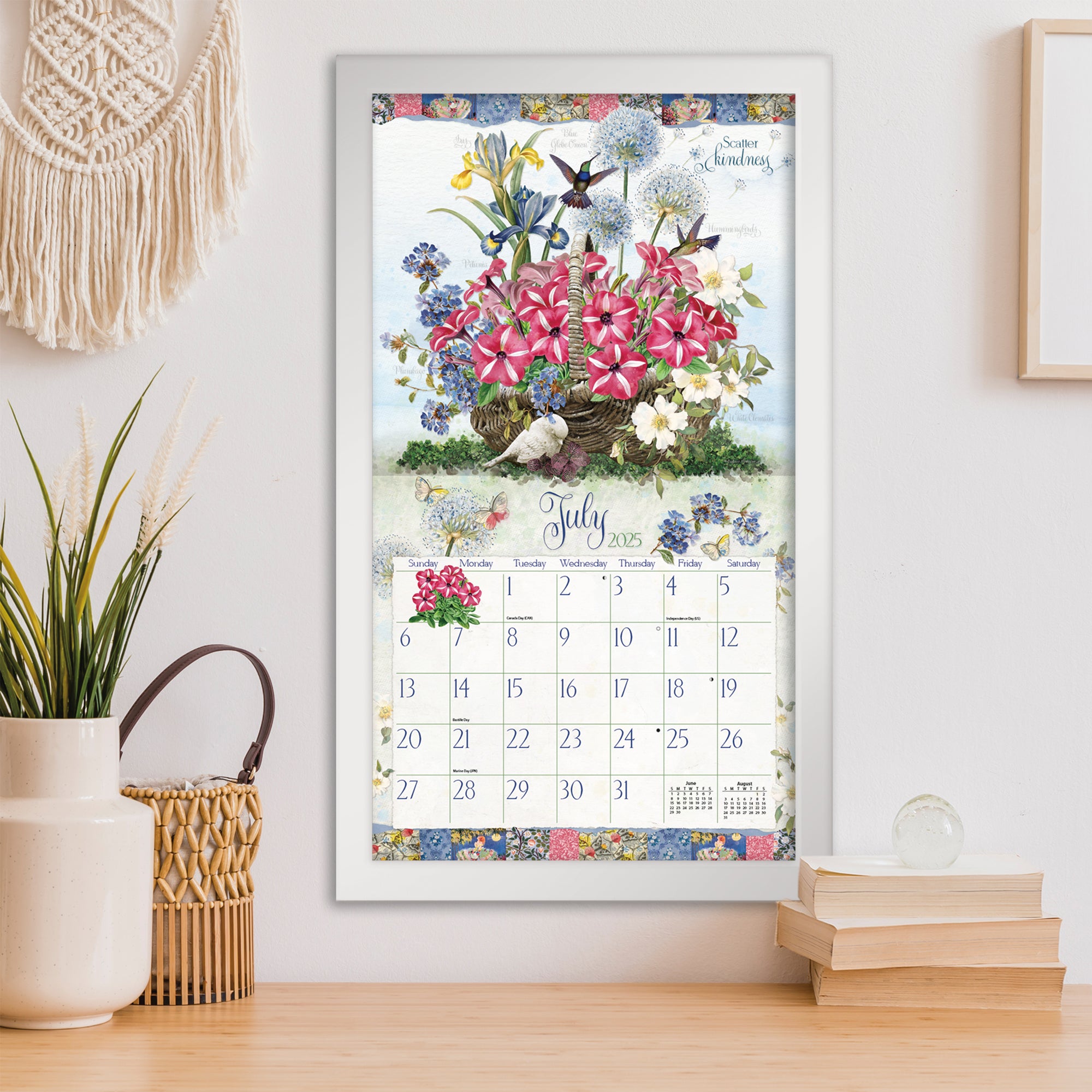 2025 LANG Garden Botanicals by Barbara Anderson - Deluxe Wall Calendar