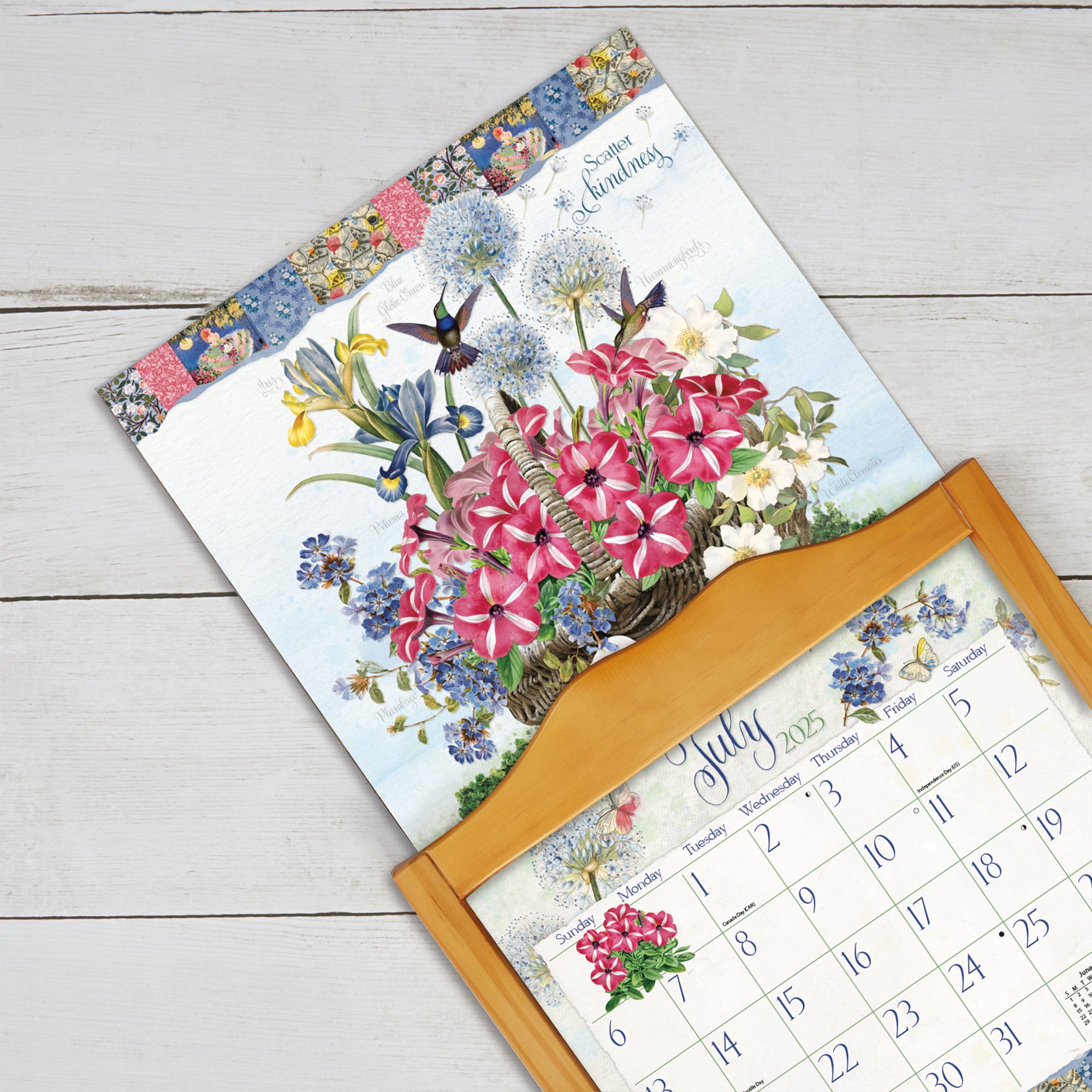 2025 LANG Garden Botanicals by Barbara Anderson - Deluxe Wall Calendar