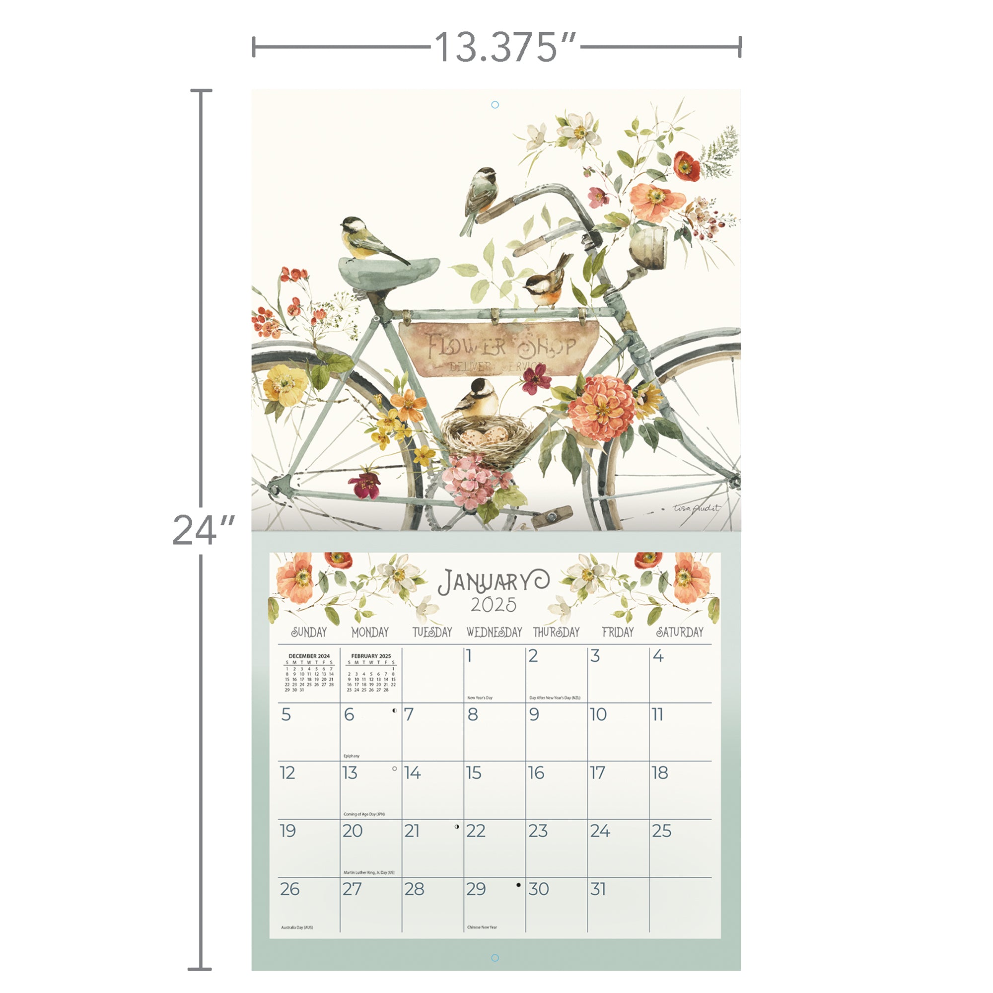 2025 LANG Beautiful Ride - Deluxe Wall Calendar