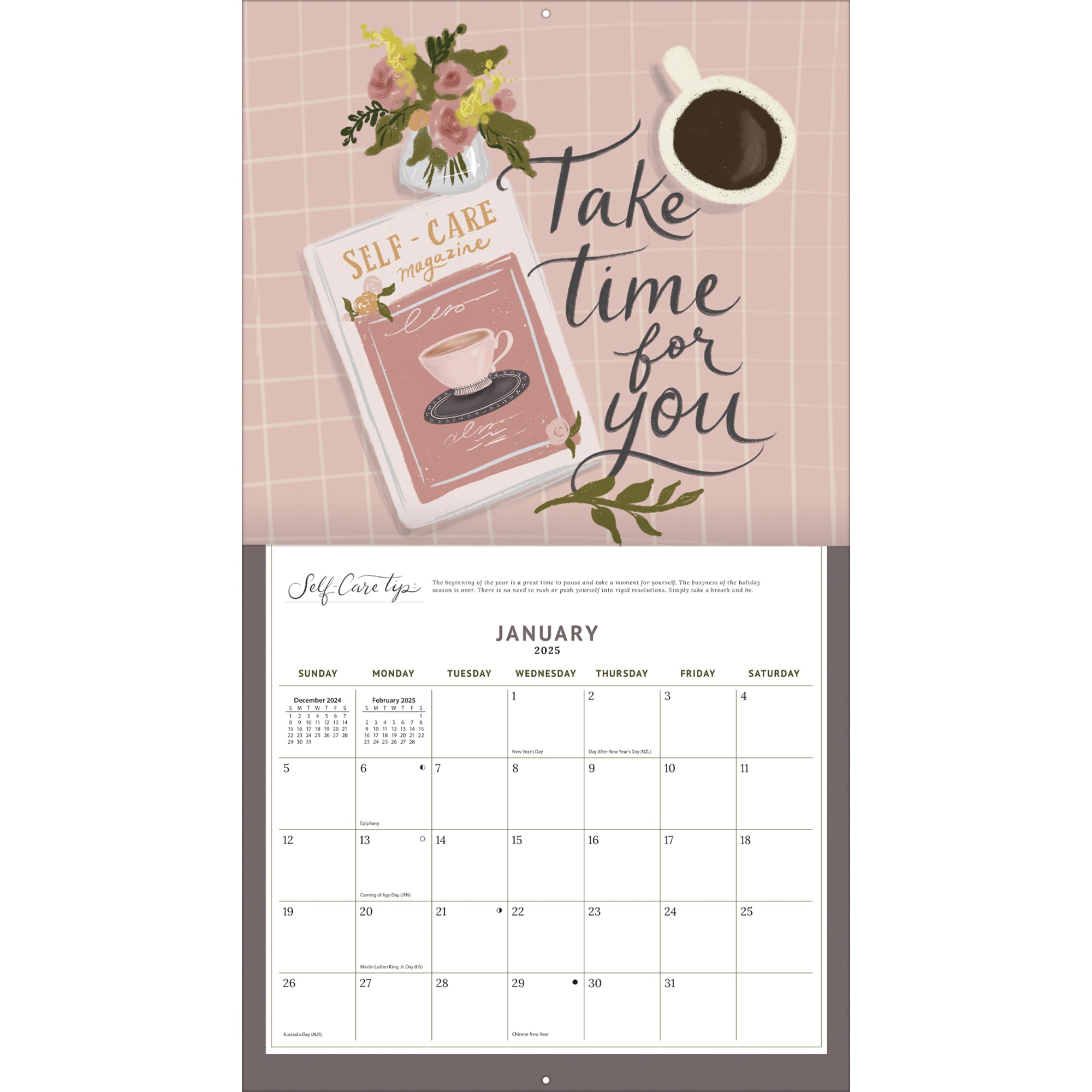 2025 LANG Be Gentle By Lily & Val - Deluxe Wall Calendar