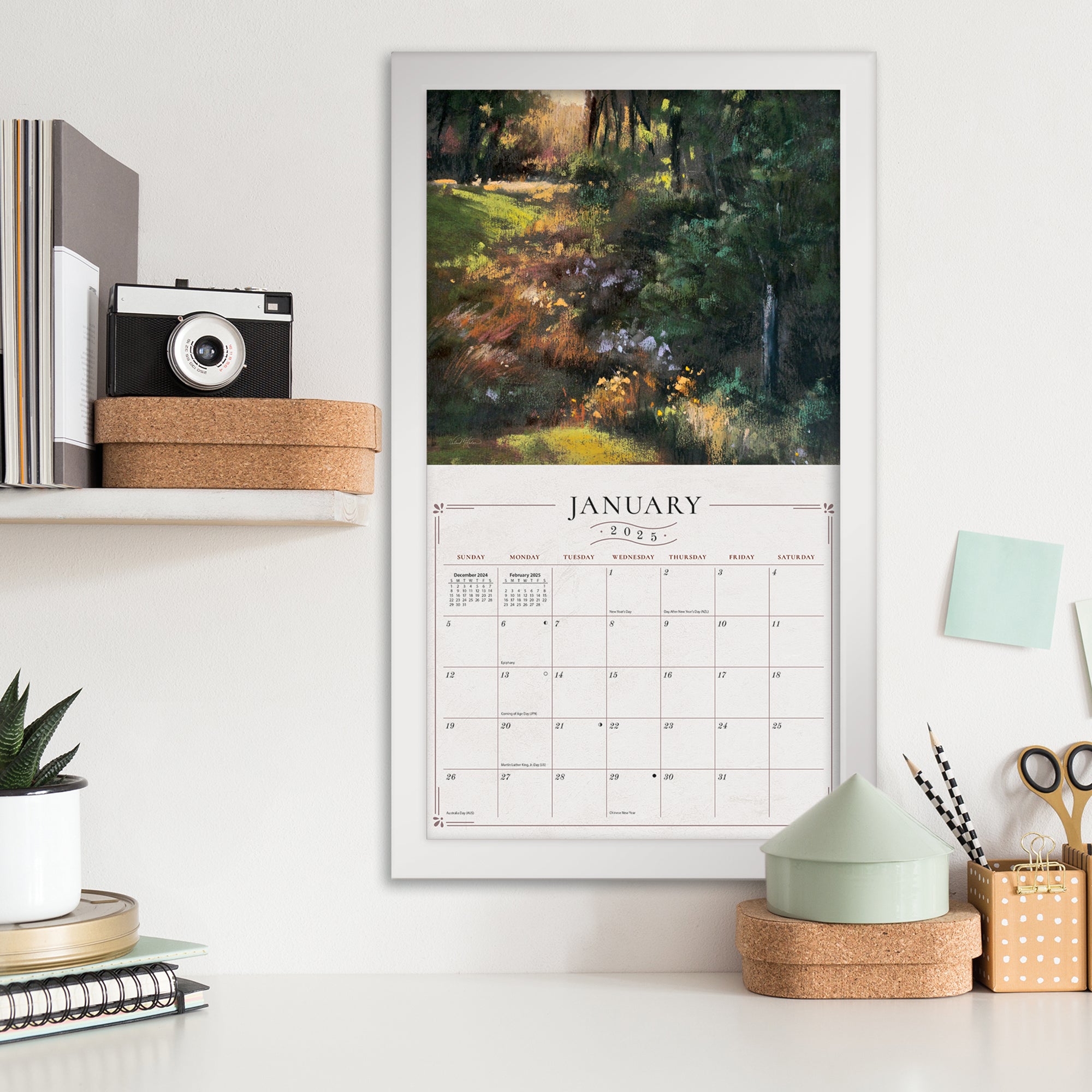 2025 LANG Soft Escapes By Lily & Val - Deluxe Wall Calendar