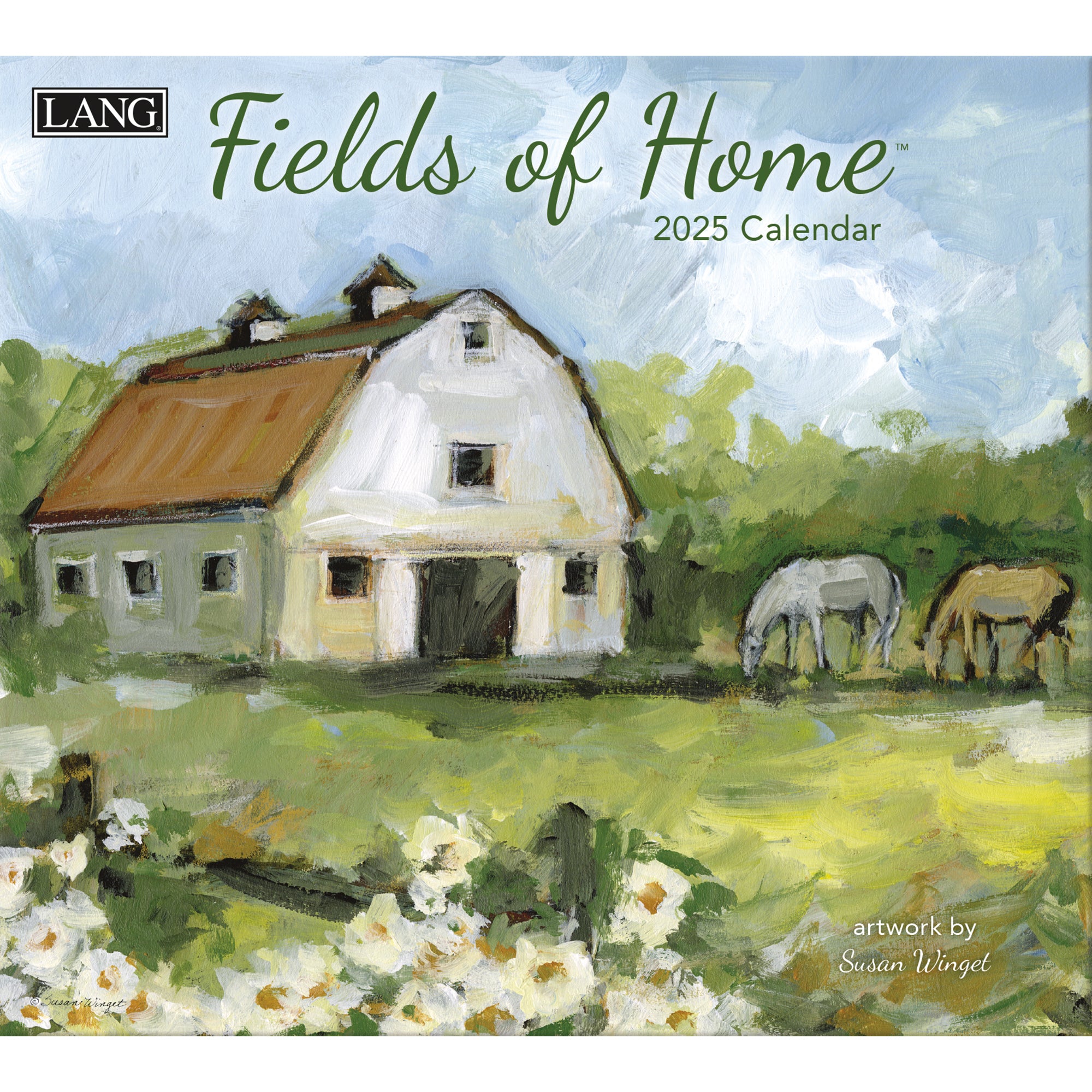 2025 LANG Fields Of Home By Susan Winget - Deluxe Wall Calendar