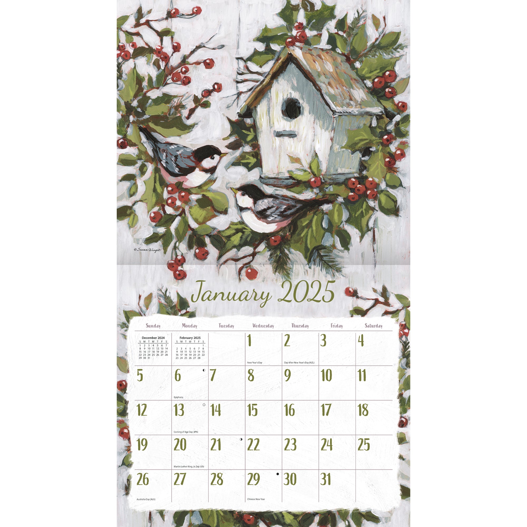 2025 LANG Fields Of Home By Susan Winget - Deluxe Wall Calendar