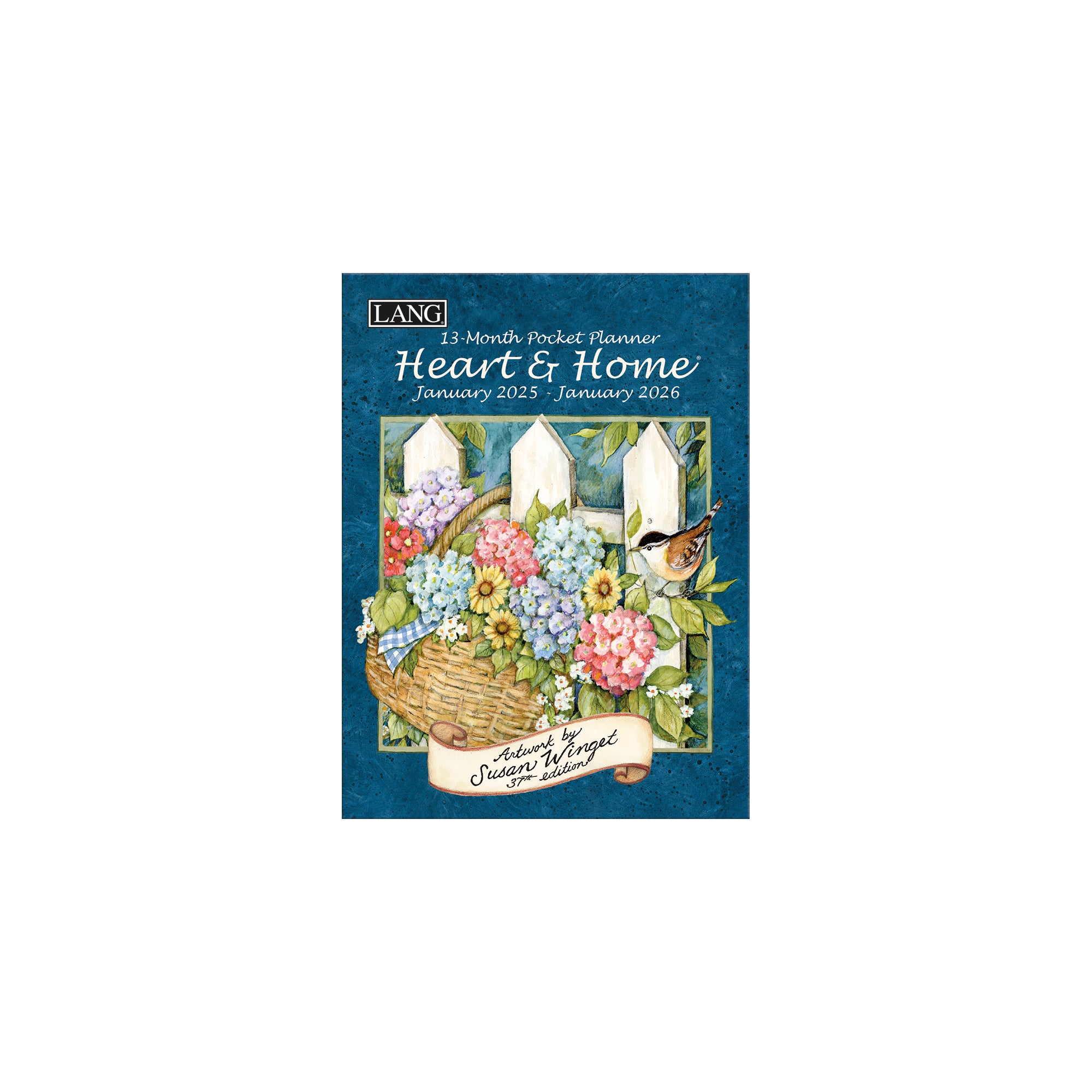 2025 LANG Heart & Home - 13 Month Pocket Diary/Planner