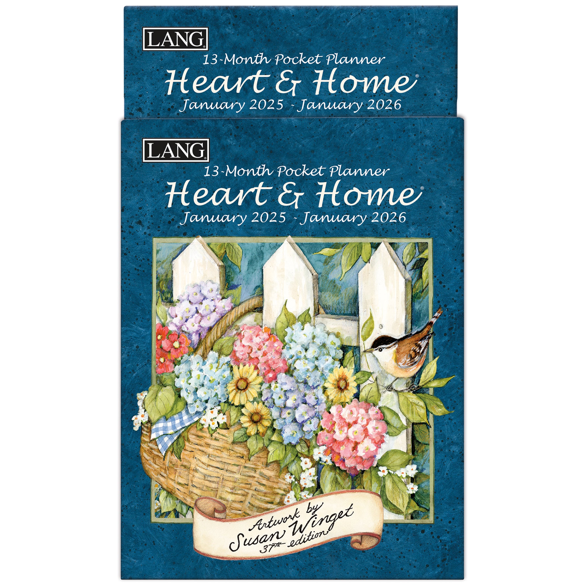 2025 LANG Heart & Home - 13 Month Pocket Diary/Planner