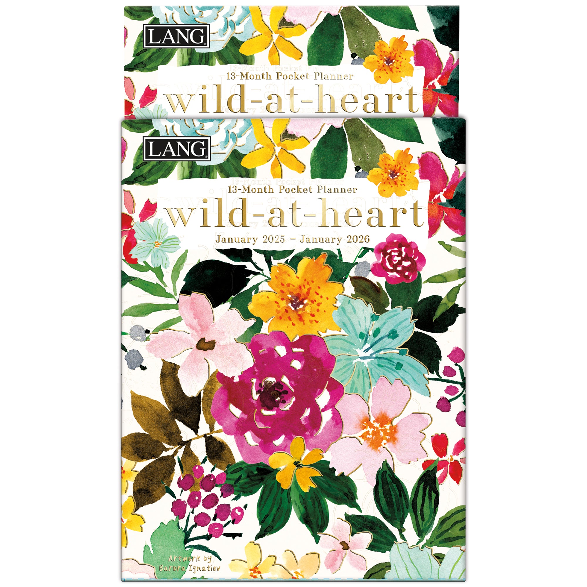 2025 LANG Wild At Heart - 13 Month Pocket Diary/Planner