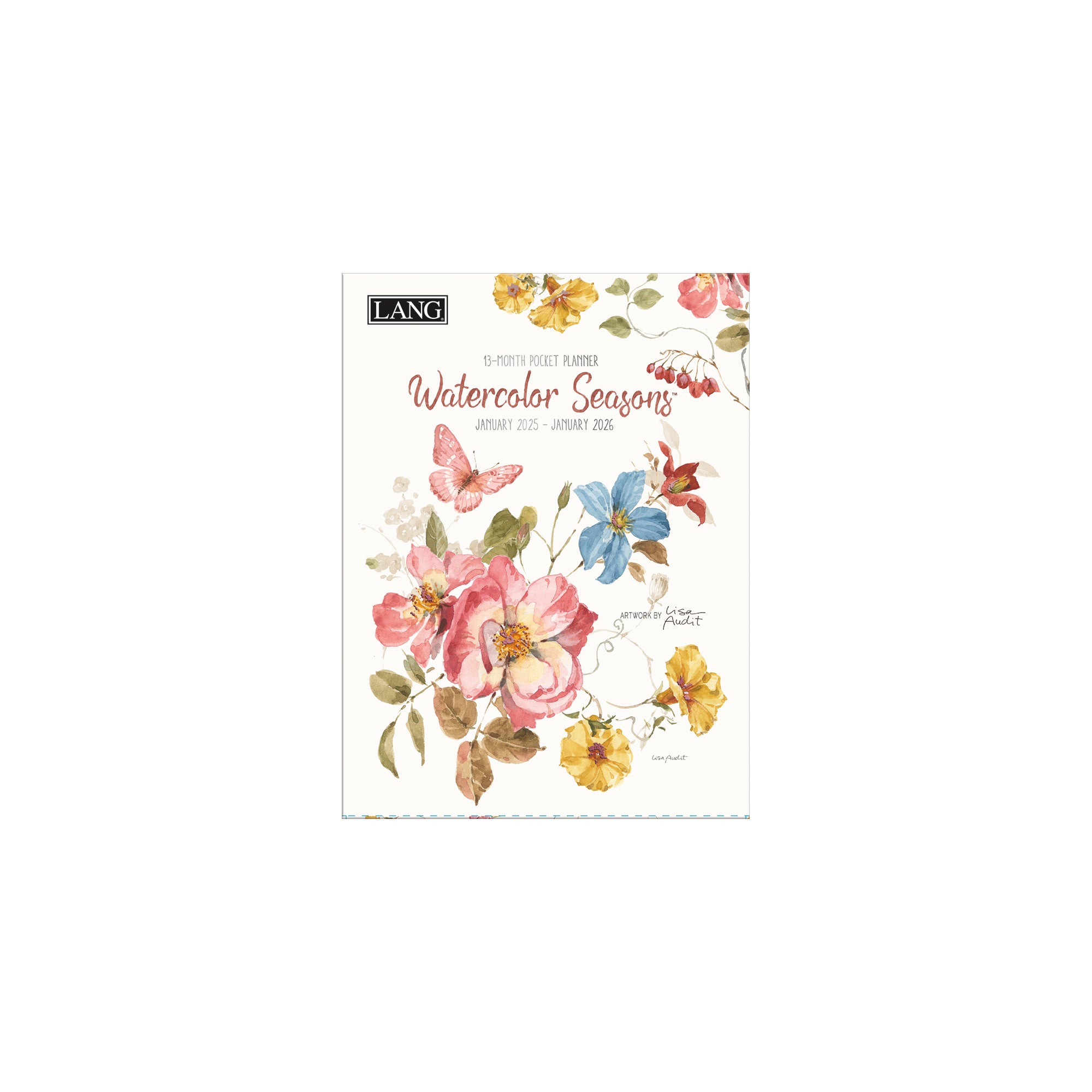 2025 LANG Watercolor Seasons - 13 Month Pocket Diary/Planner