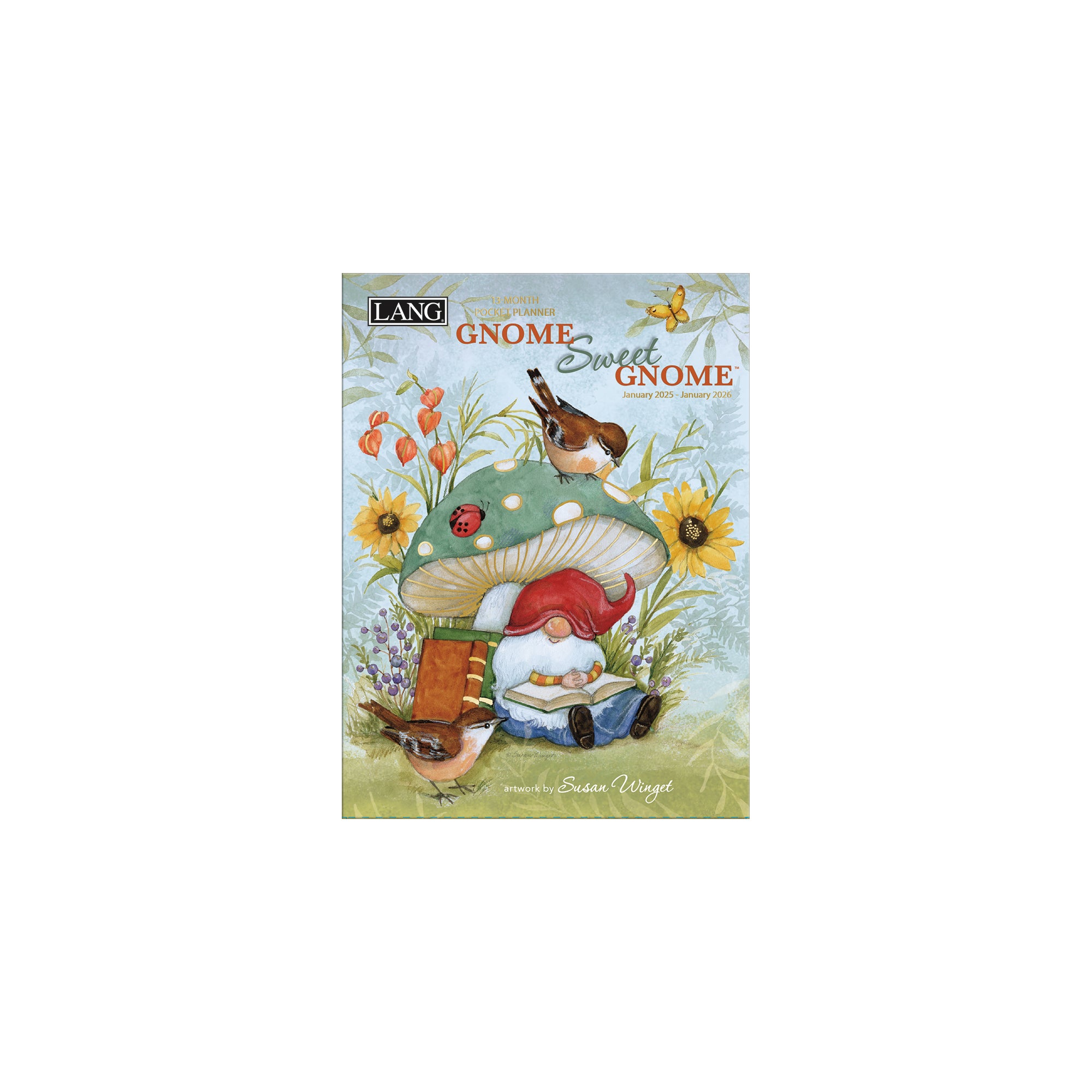 2025 LANG Gnome Sweet Gnome - 13 Month Pocket Diary/Planner