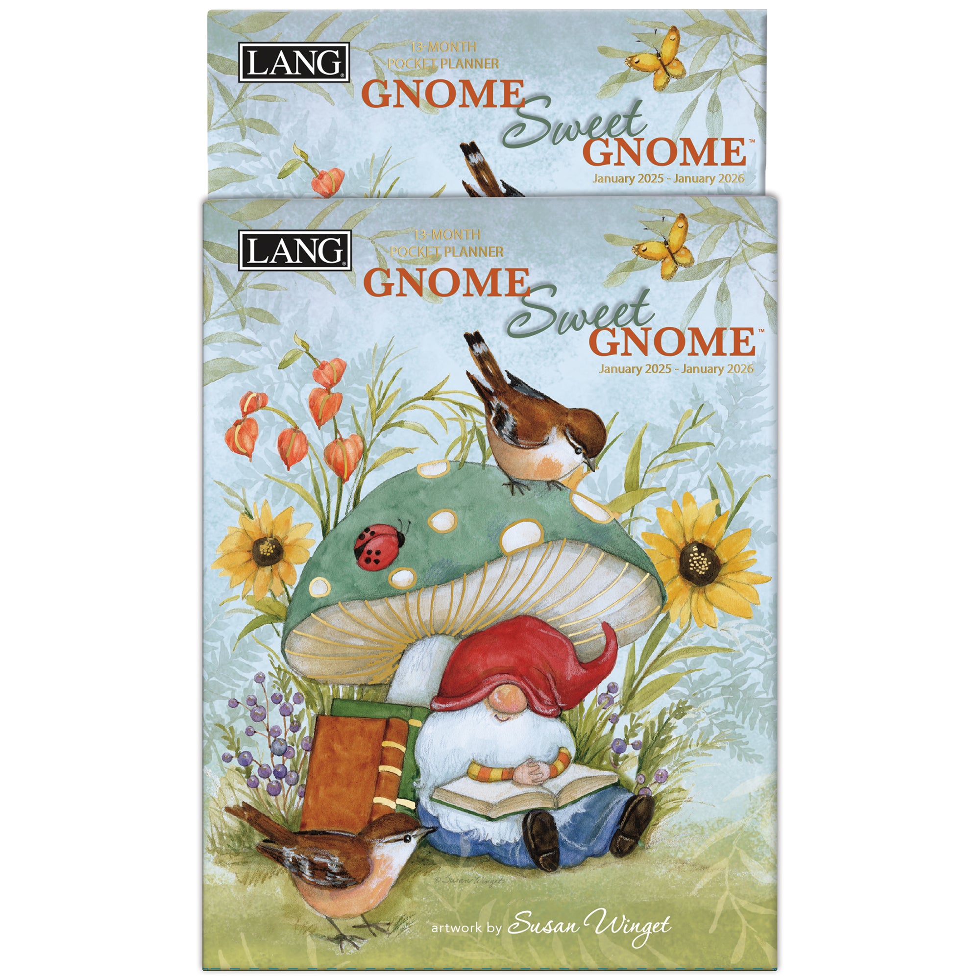 2025 LANG Gnome Sweet Gnome - 13 Month Pocket Diary/Planner