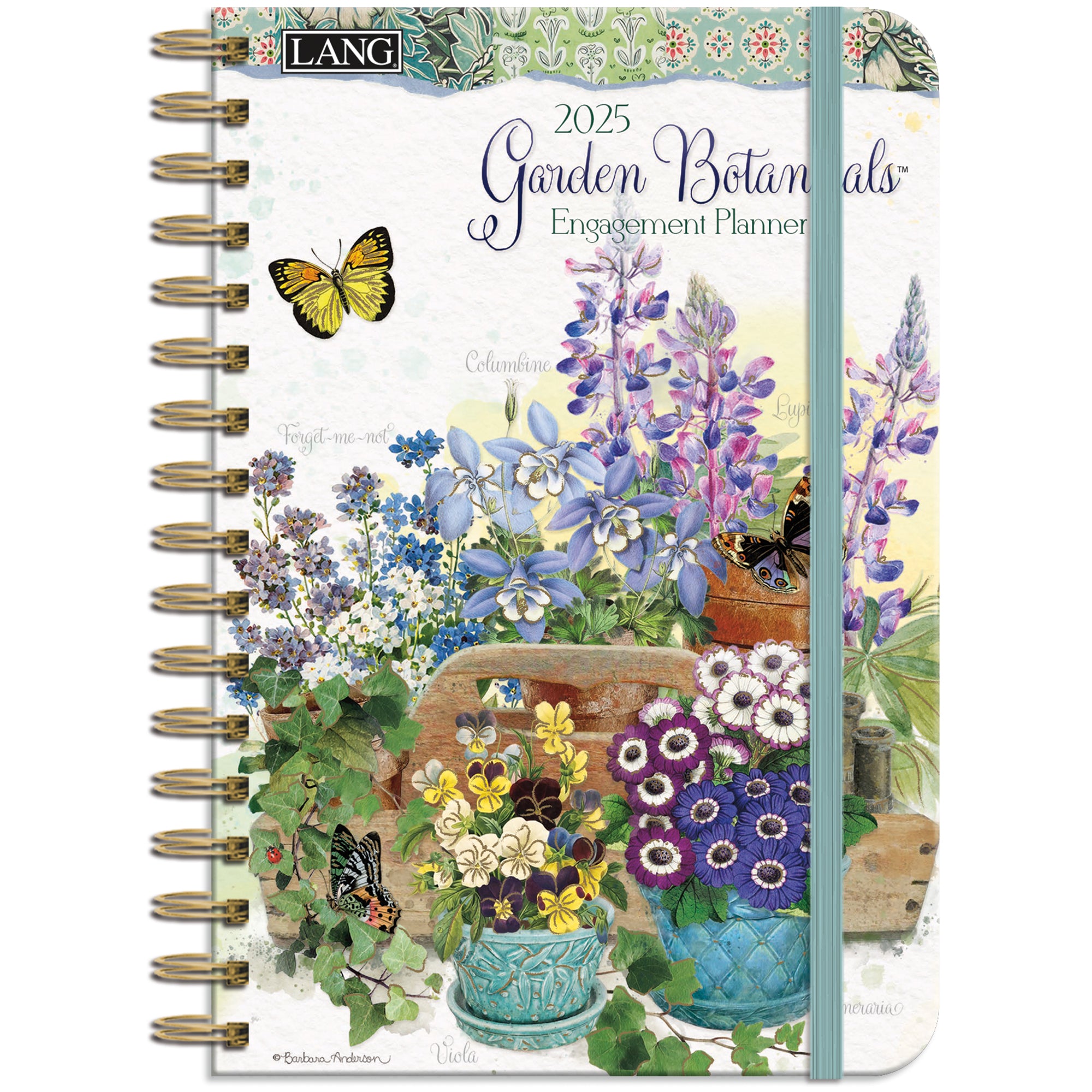 2025 LANG Garden Botanicals - Monthly Engagement Diary/Planner