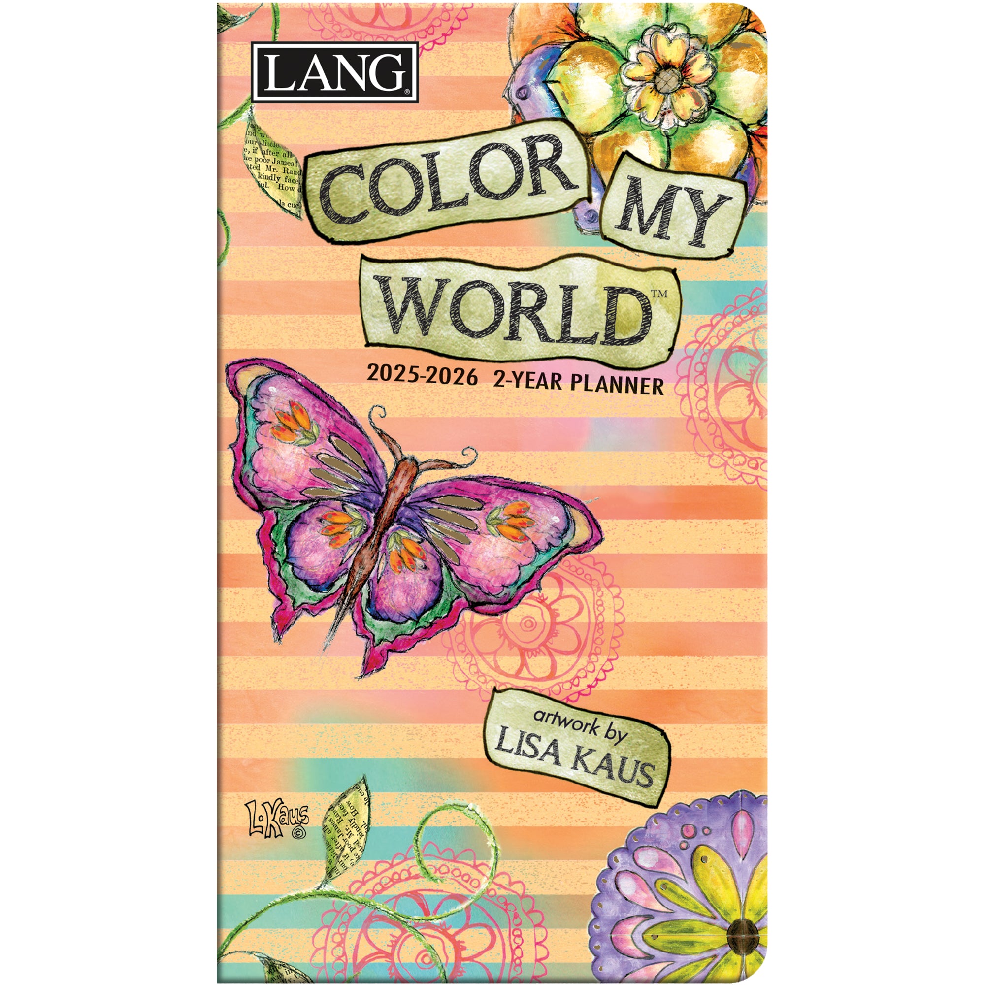 2025-2026 LANG Color My World - 2 Year Pocket Diary/Planner