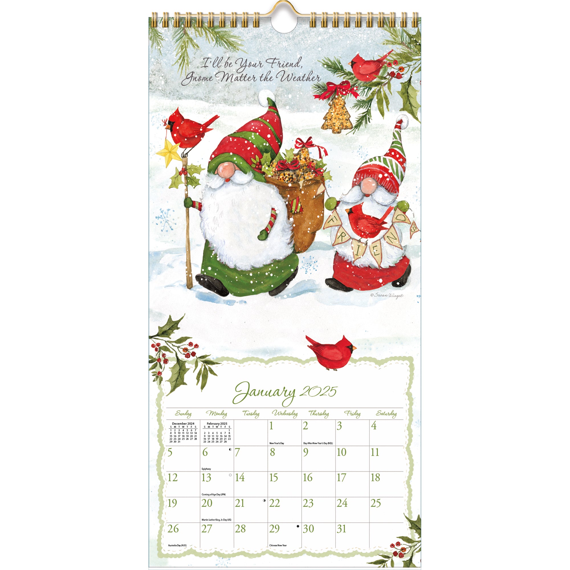 Slim Wall Calendars 2025 Just Calendars