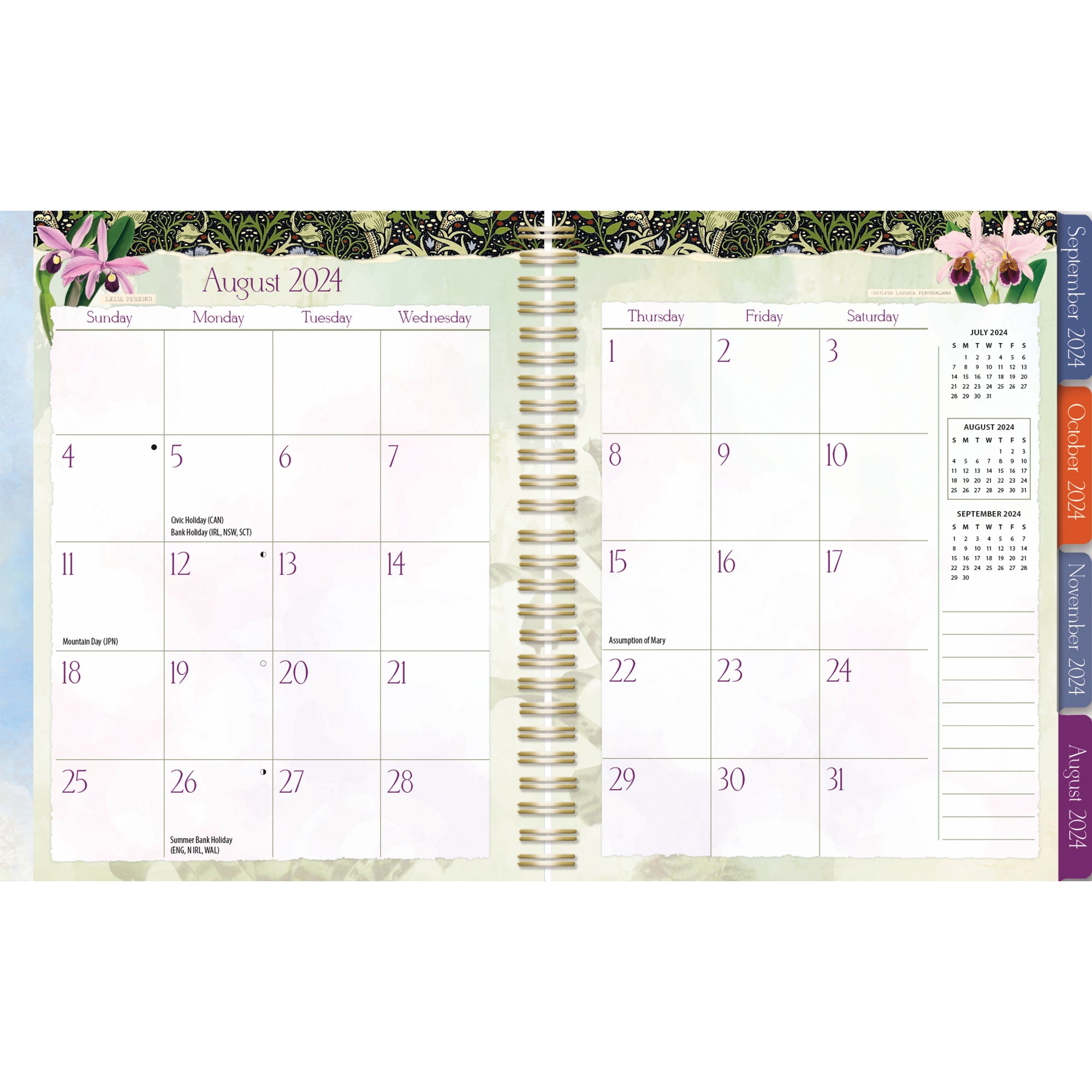 2025 Botanical Gardens - Plant It Monthly & Weekly Diary/Planner