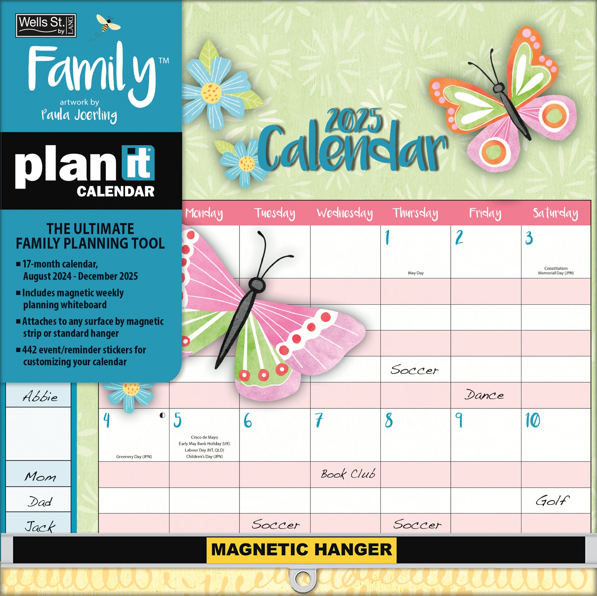 2025 Family - Plant It Square Wall Calendar