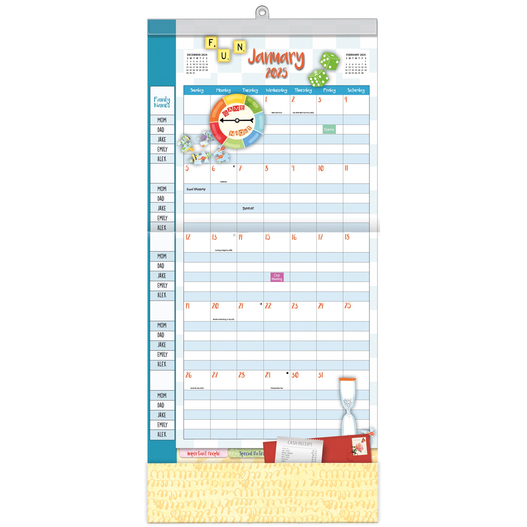 2025 Family - Plant It Square Wall Calendar