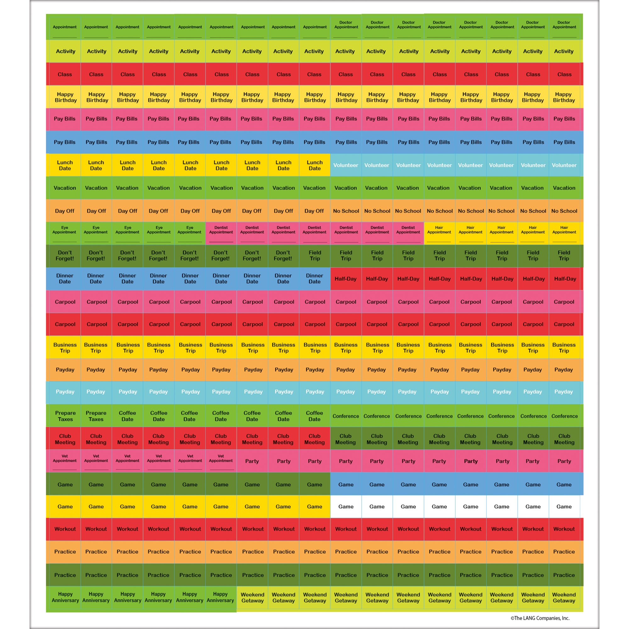 2025 Family - Plant It Square Wall Calendar