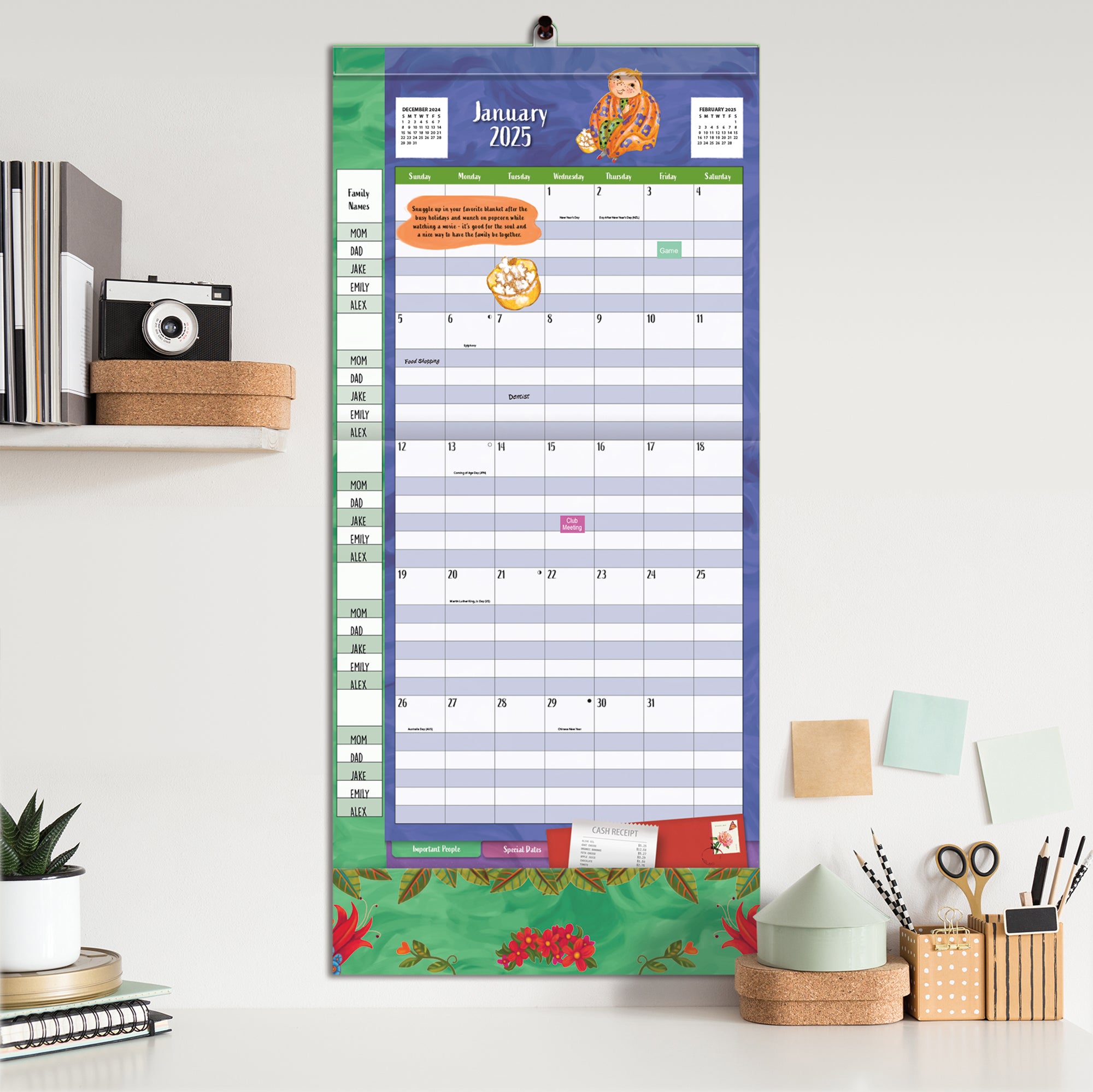 2025 Mom's Plant-it - Plant It Square Wall Calendar