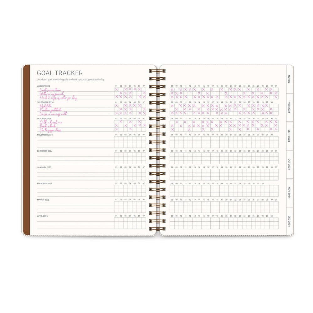 2025 Tawny Brown - Baxter Weekly & Monthly Diary/Planner