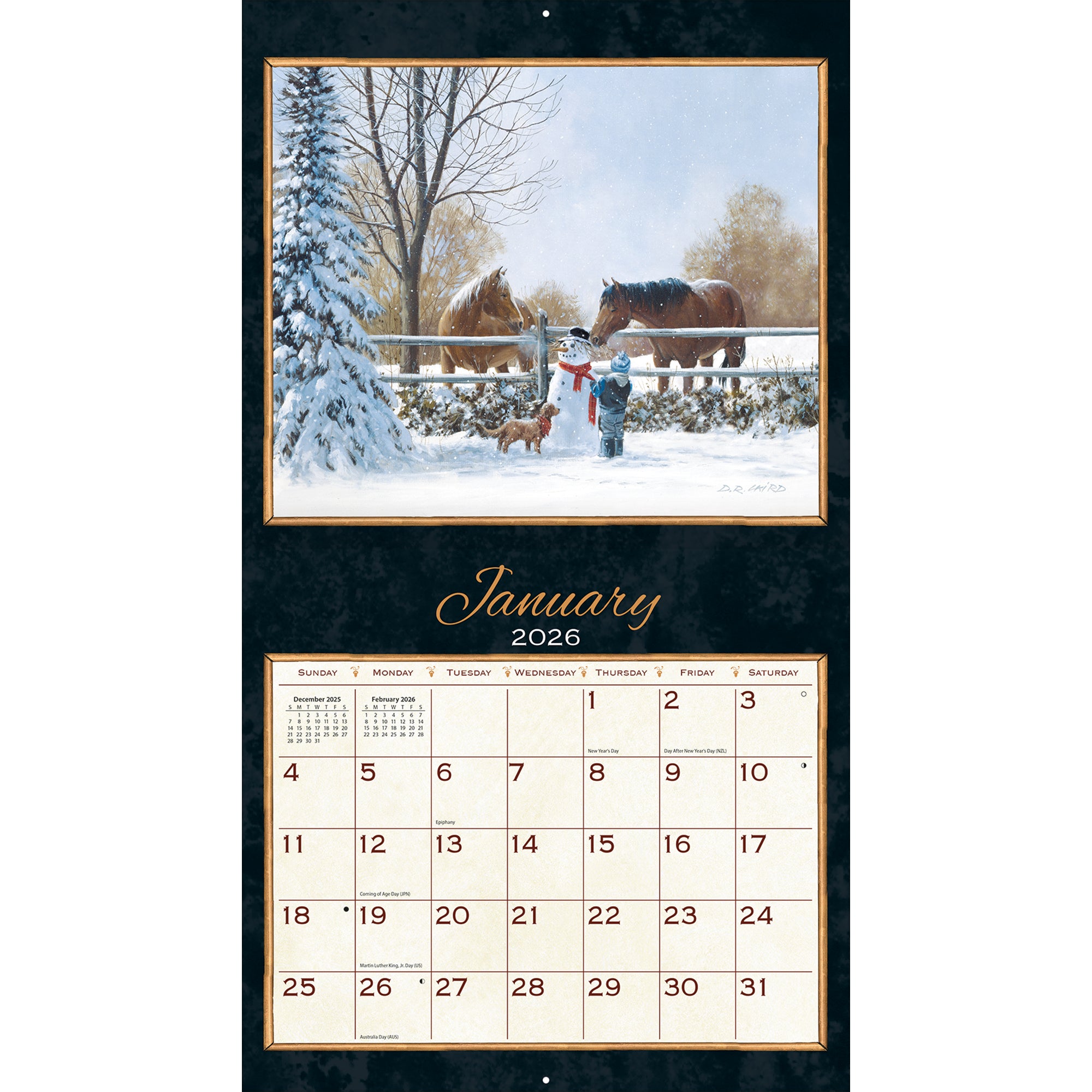 2026 LANG Treasured Times - Deluxe Wall Calendar