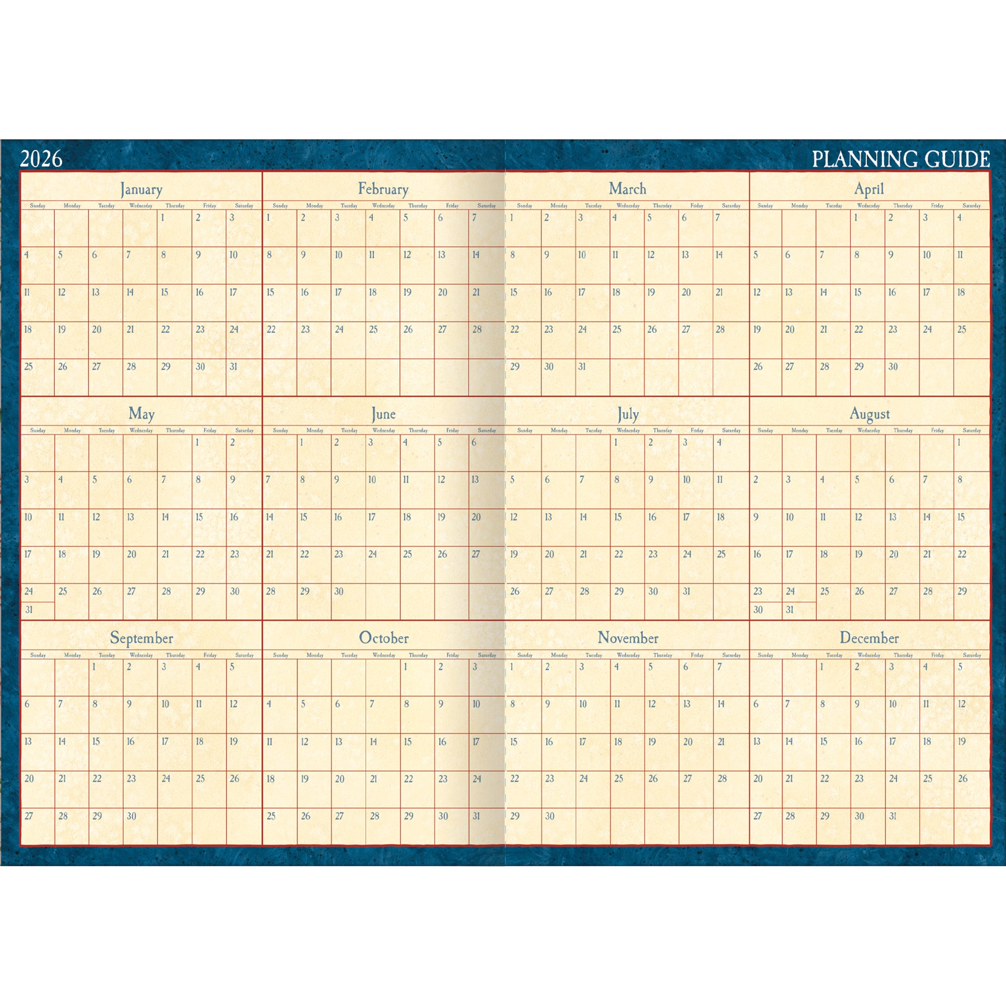2026 LANG Heart & Home - 13 Month Monthly Pocket Diary/Planner