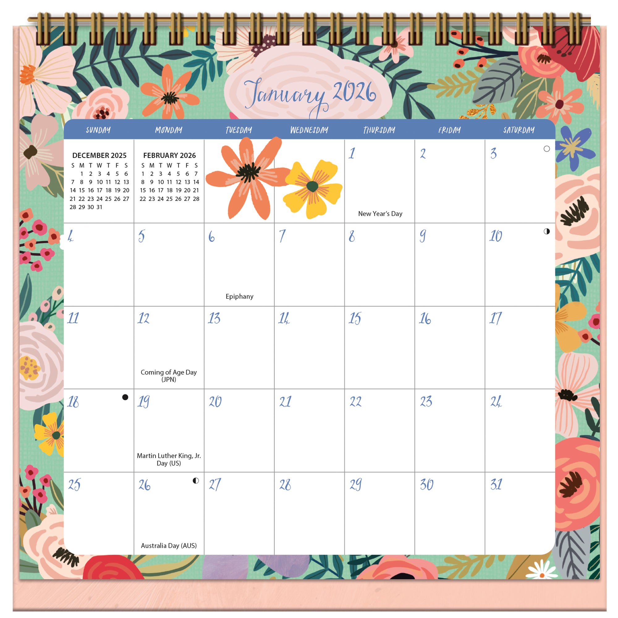 2026 LANG Shine Within - Desk Easel Calendar