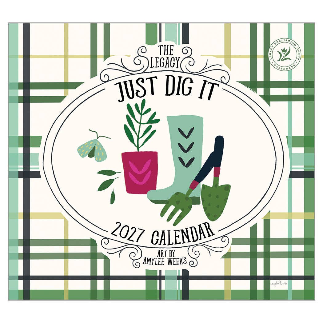 2027 Just Dig It - Deluxe Wall Calendar by Melanie Mikecz