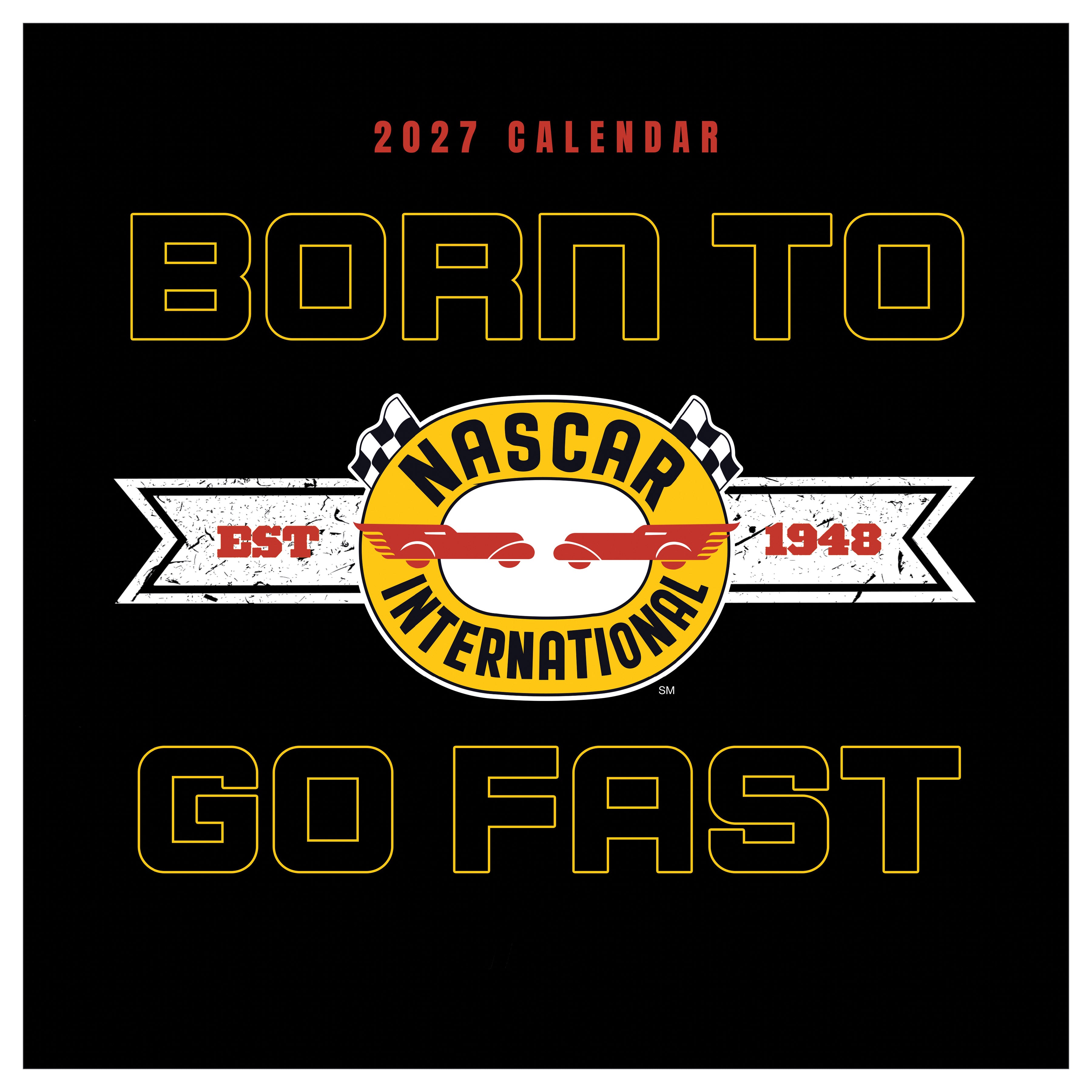 2027 Nascar Trend - Square Wall Calendar