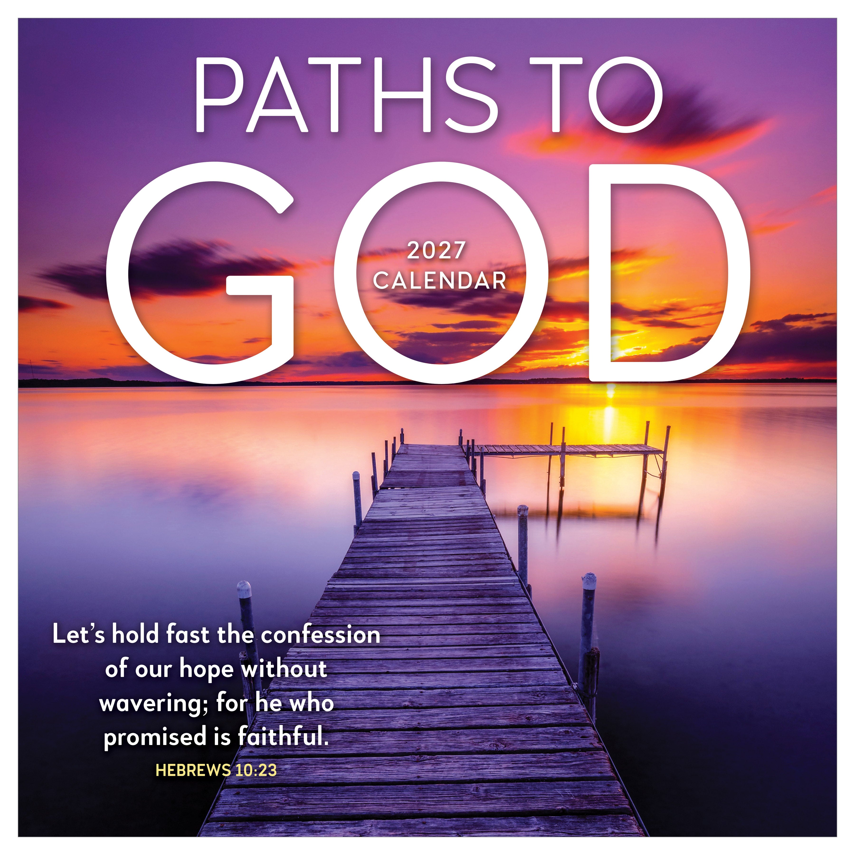 2027 Paths to God - Square Wall Calendar