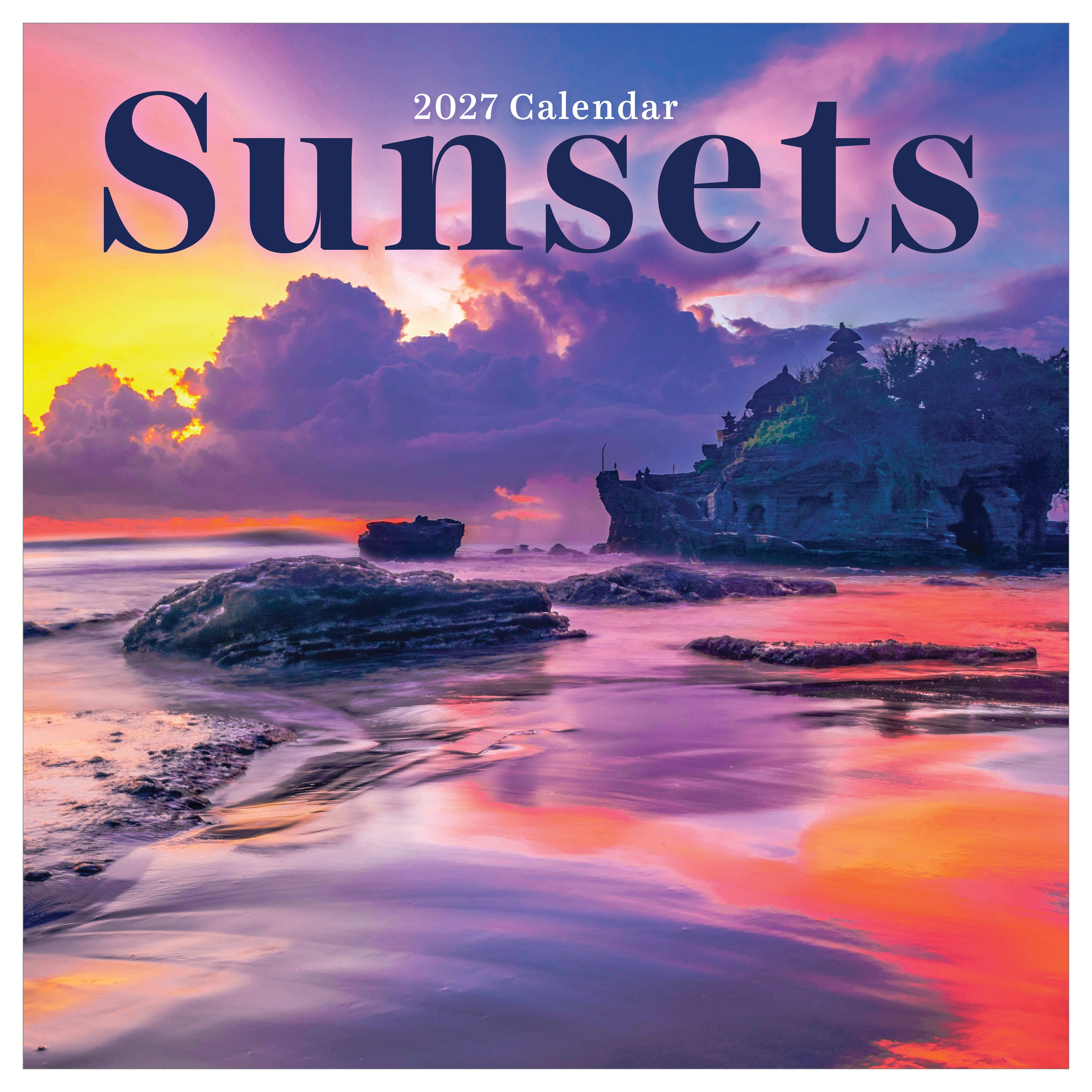 2027 Sunsets - Square Wall Calendar by TF Publishing