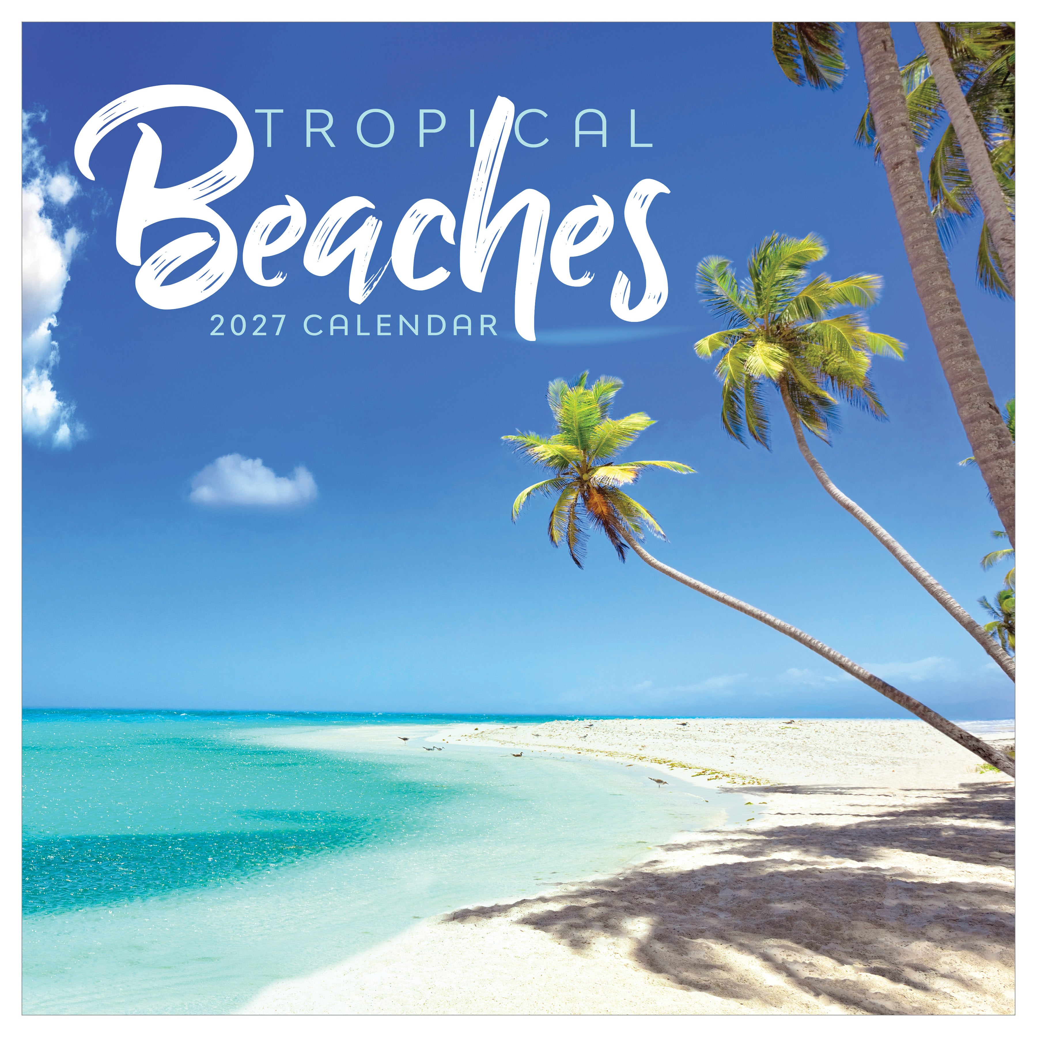 2027 Tropical Beaches - Square Wall Calendar