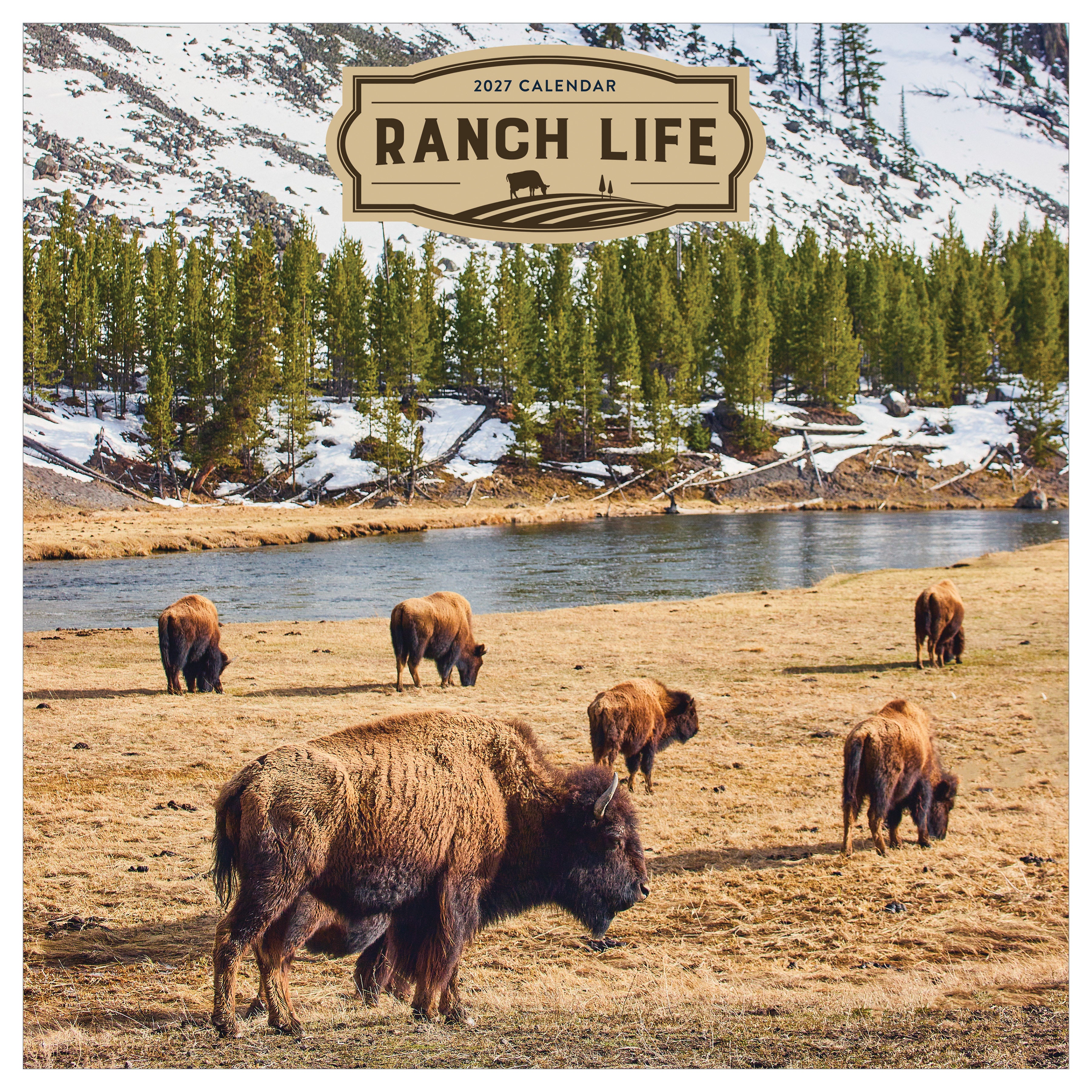 2027 Ranch Life - Square Wall Calendar