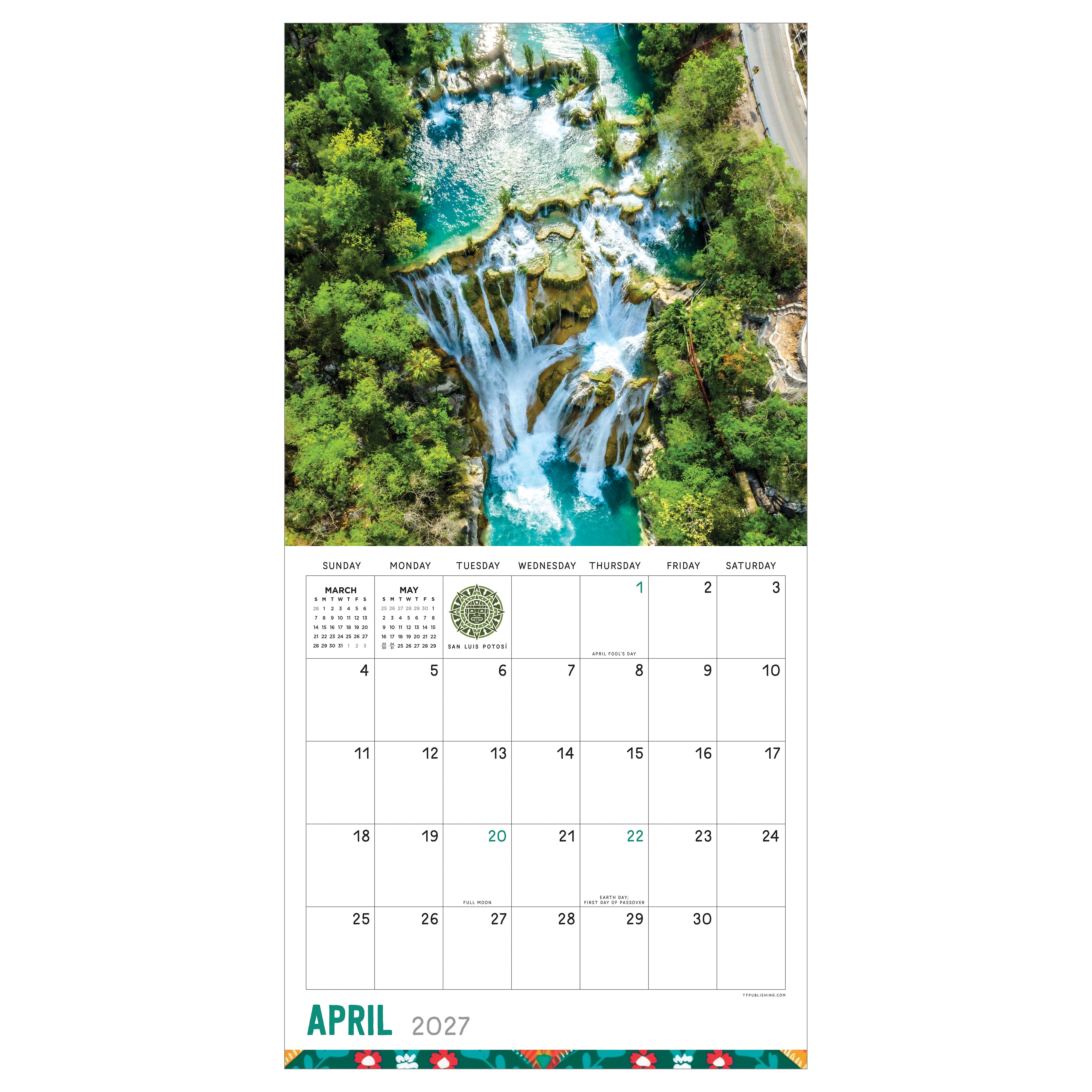 2027 Mexico - Square Wall Calendar