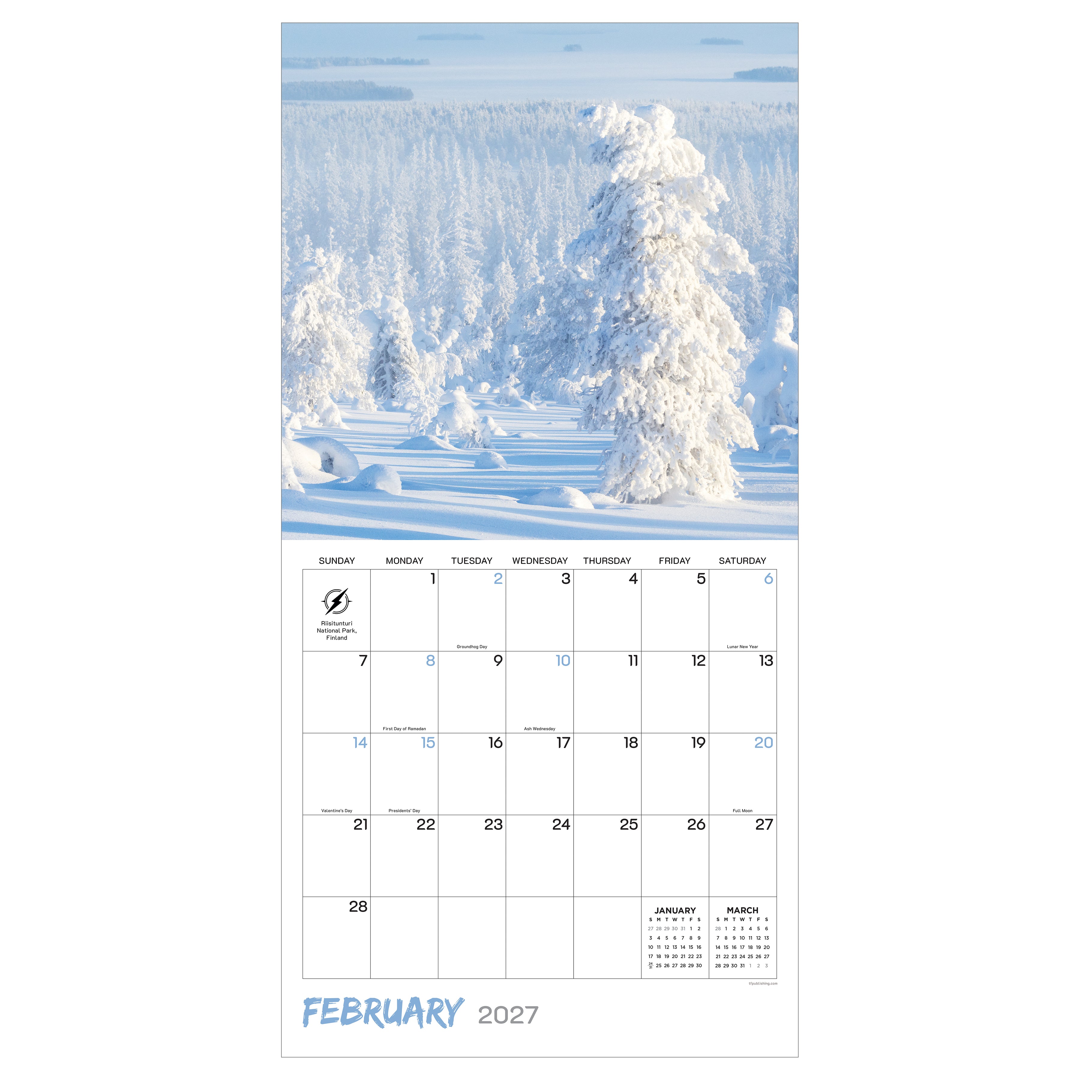 2027 Wild Weather - Square Wall Calendar