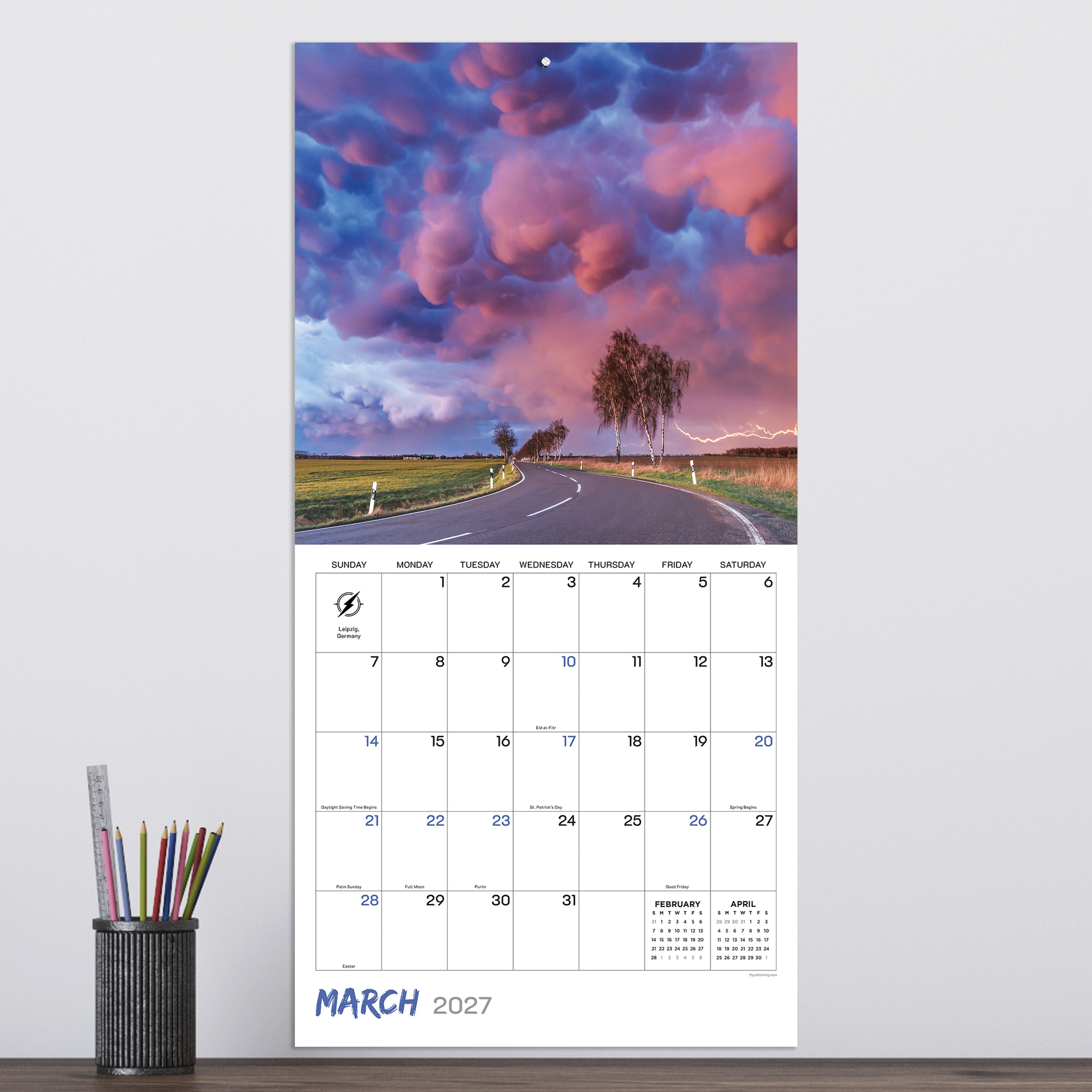 2027 Wild Weather - Square Wall Calendar