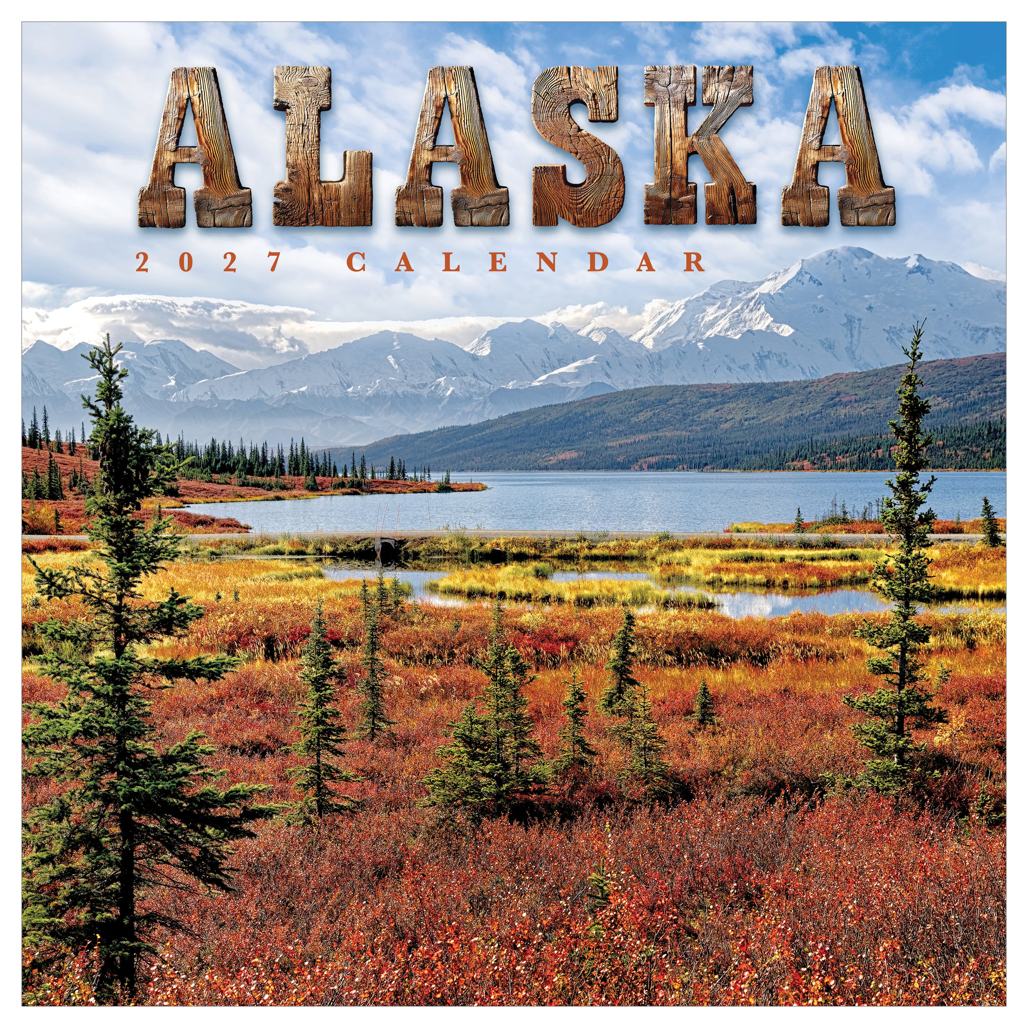 2027 Alaska - Square Wall Calendar