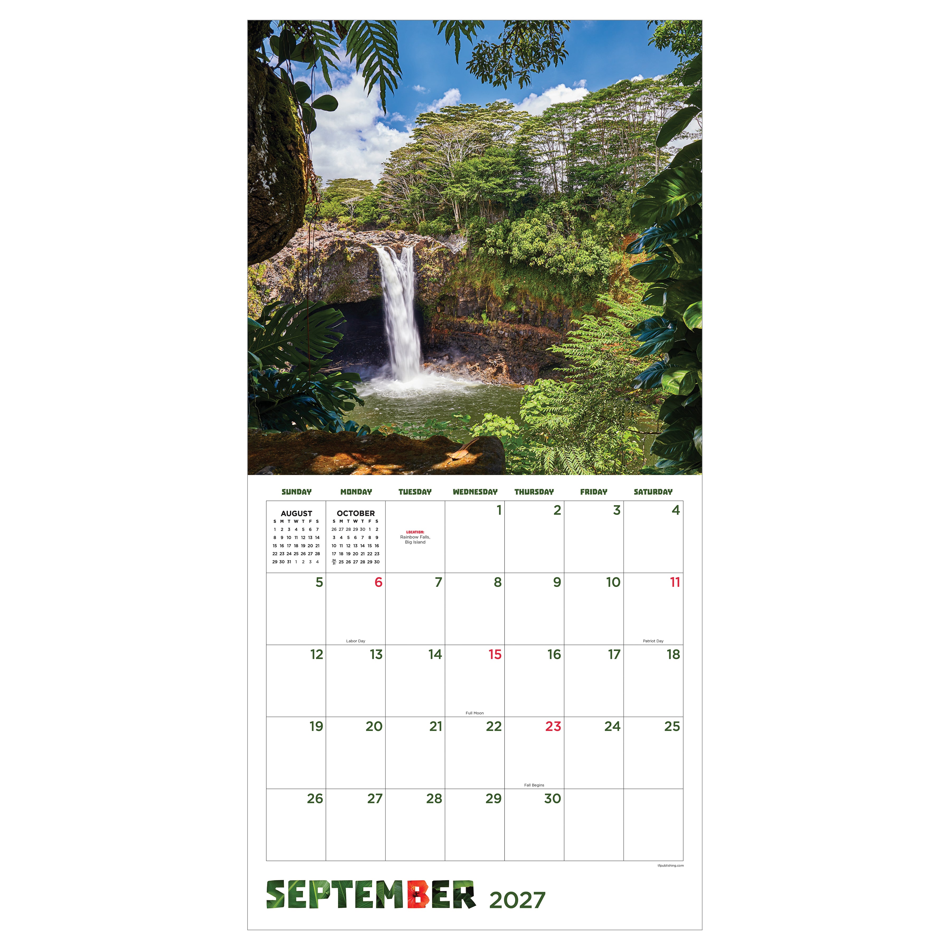 2027 Hawaii - Square Wall Calendar