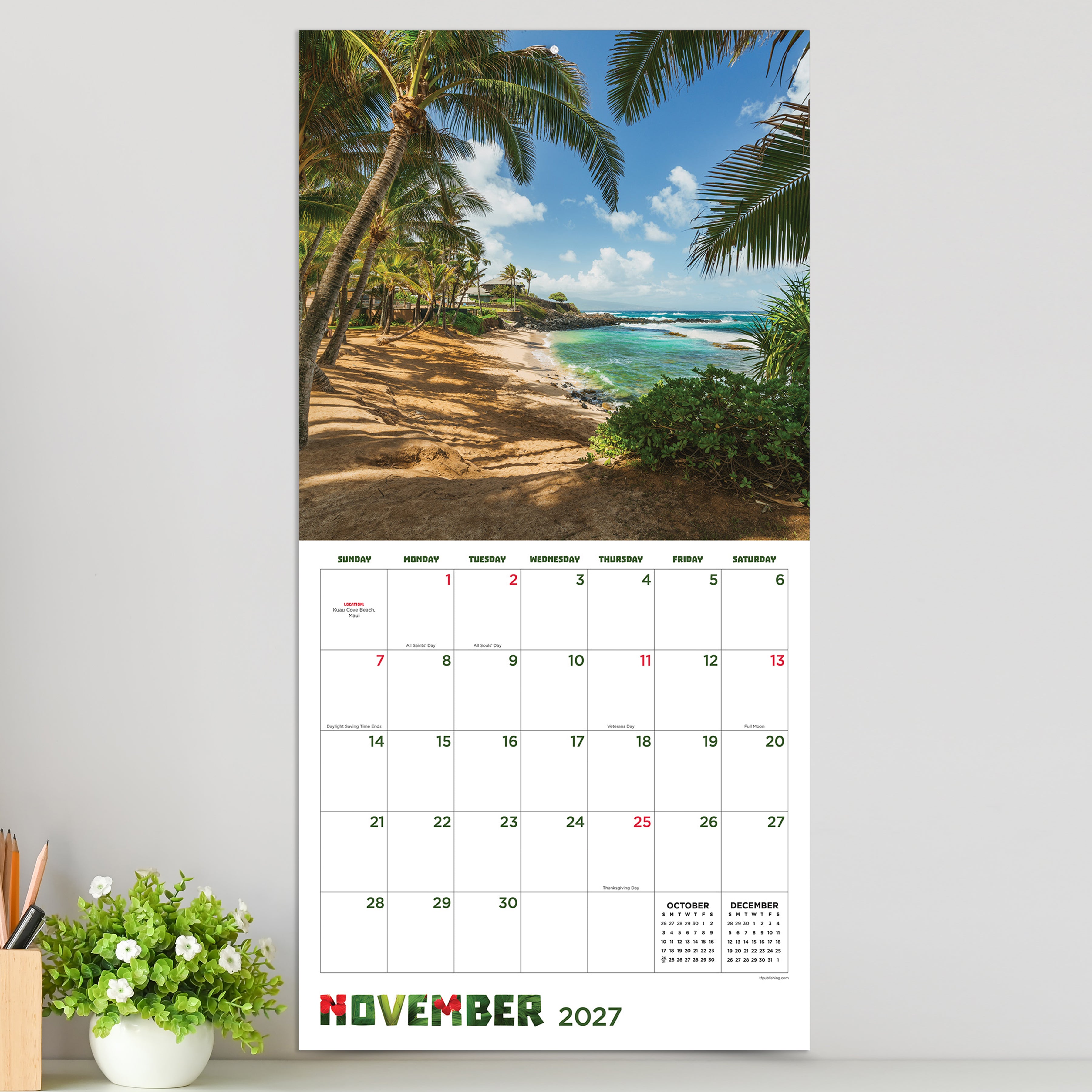 2027 Hawaii - Square Wall Calendar