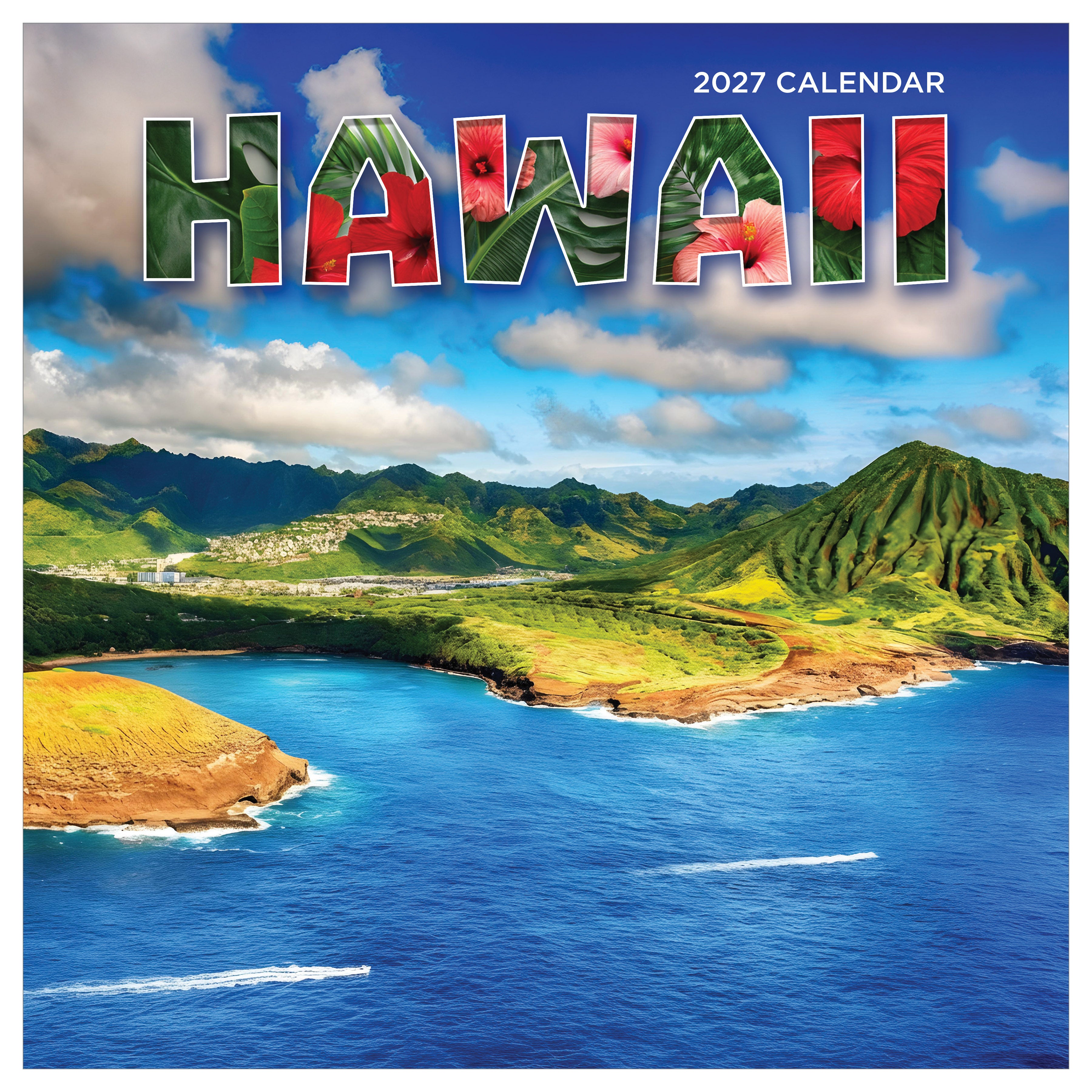 2027 Hawaii - Square Wall Calendar