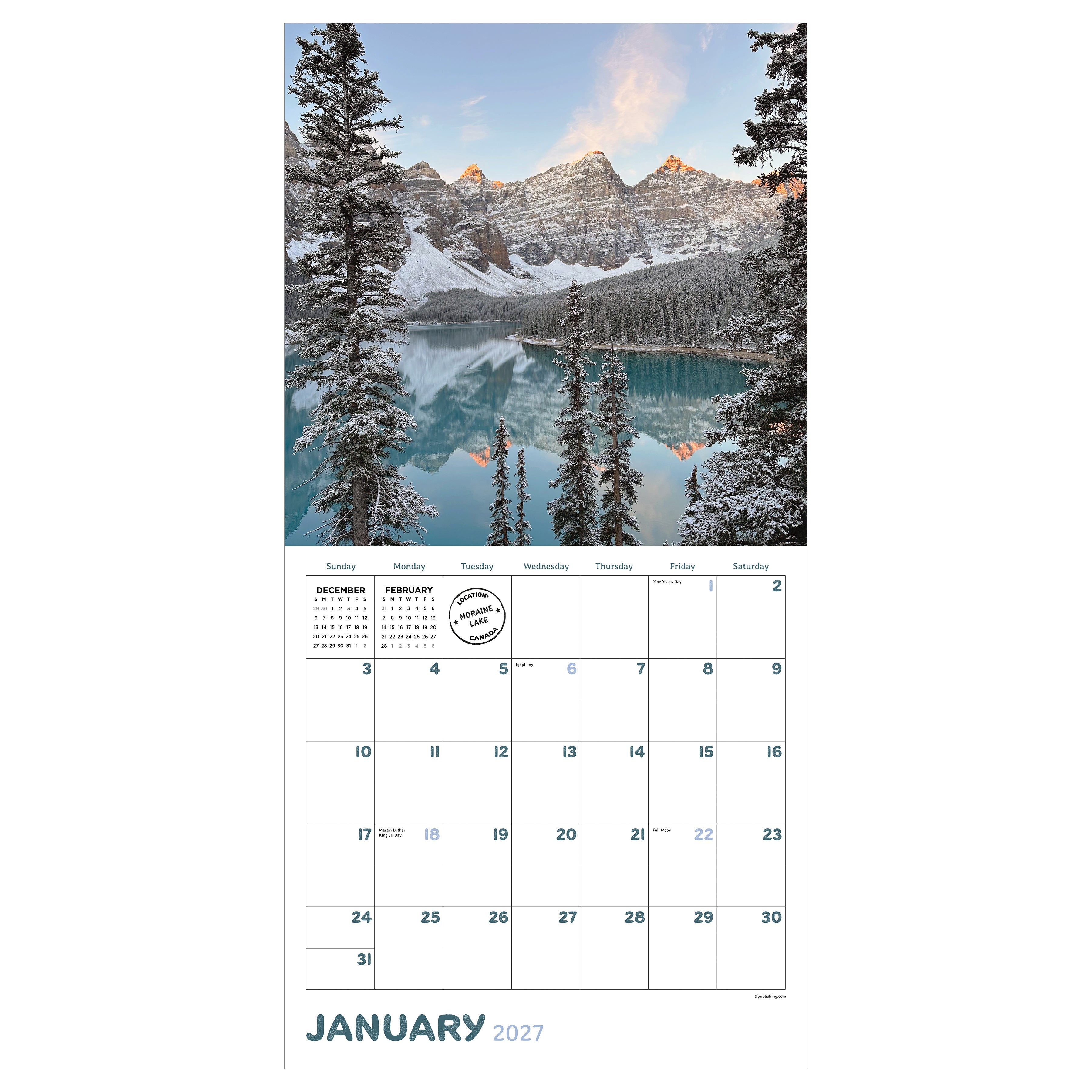 2027 Canada - Square Wall Calendar