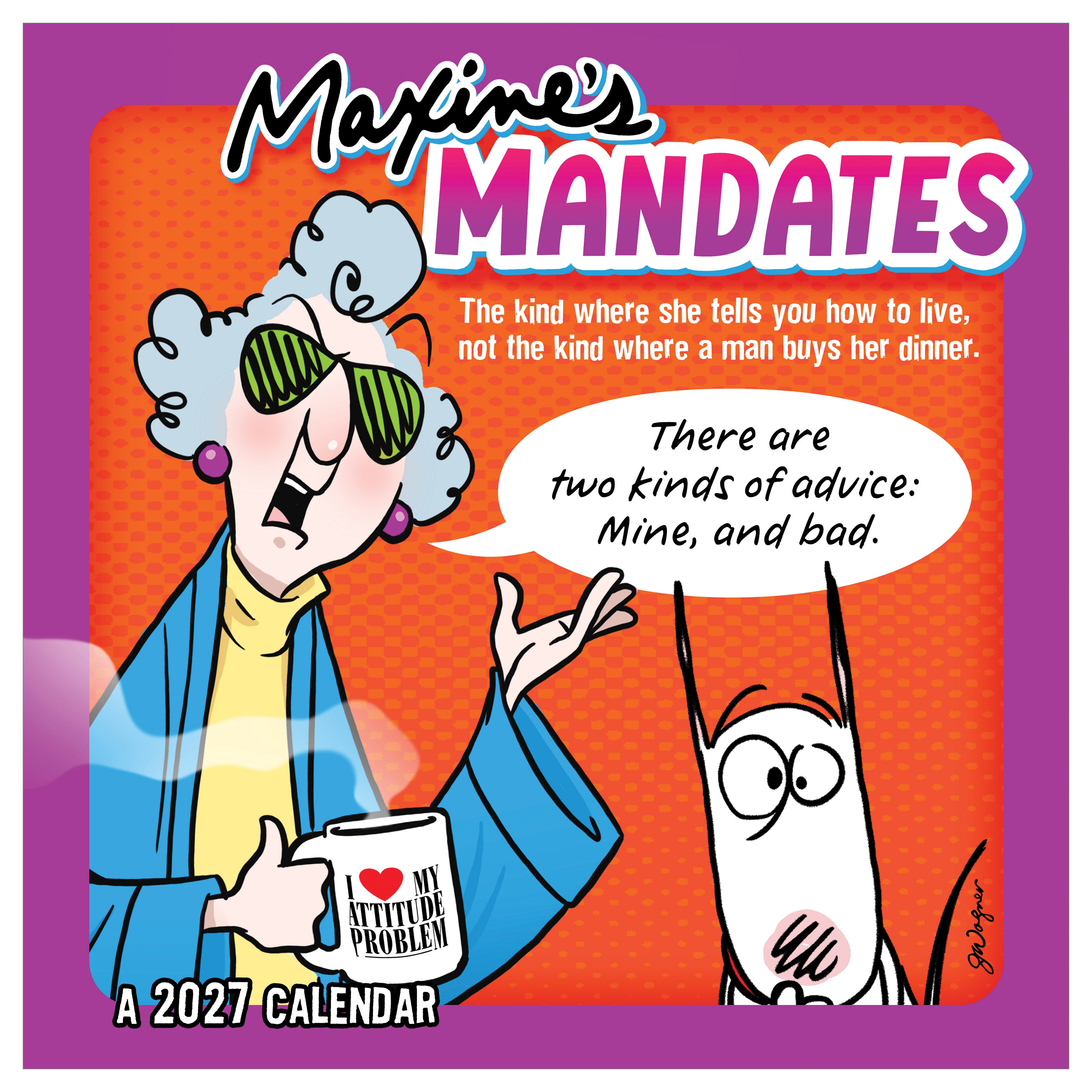 2027 Maxine - Square Wall Calendar