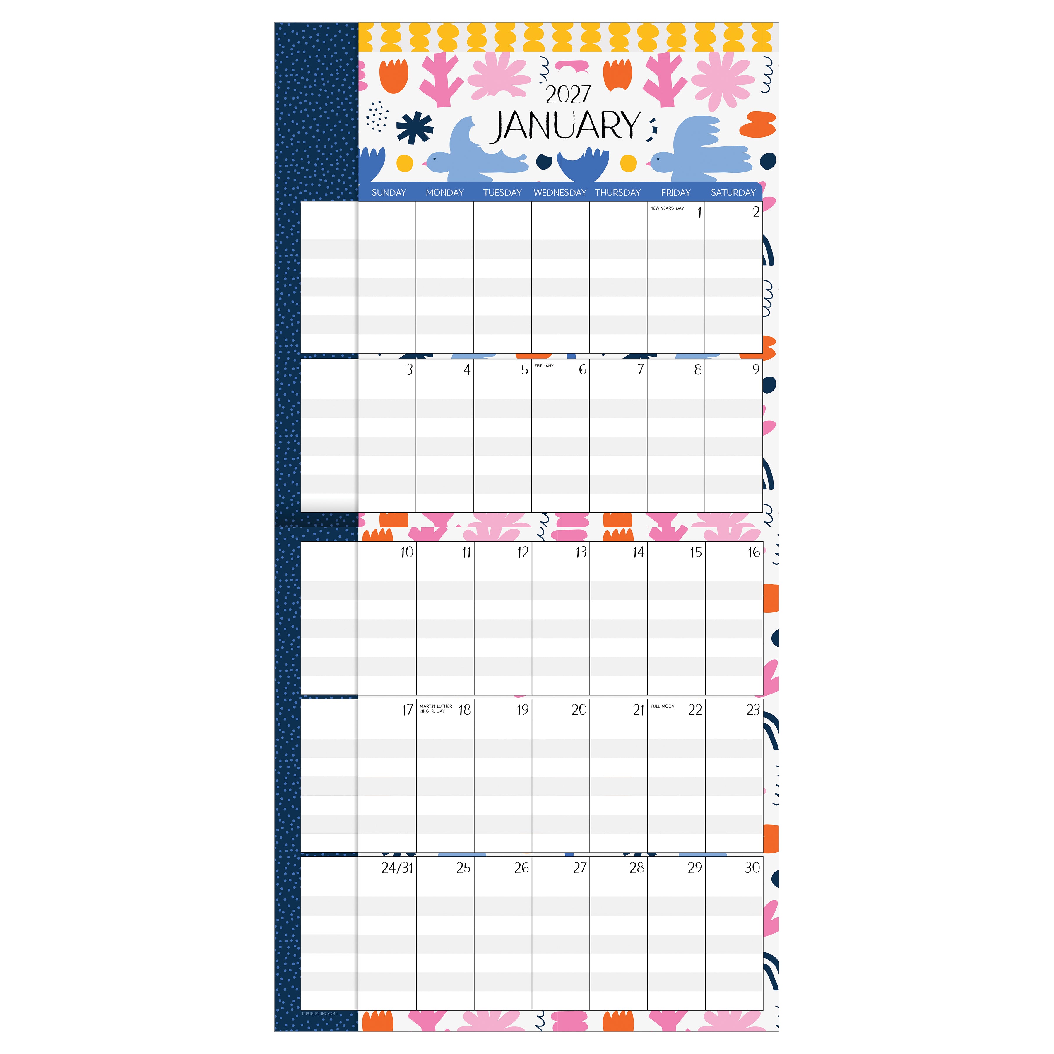2027 Mom's Manager - Square Wall Calendar