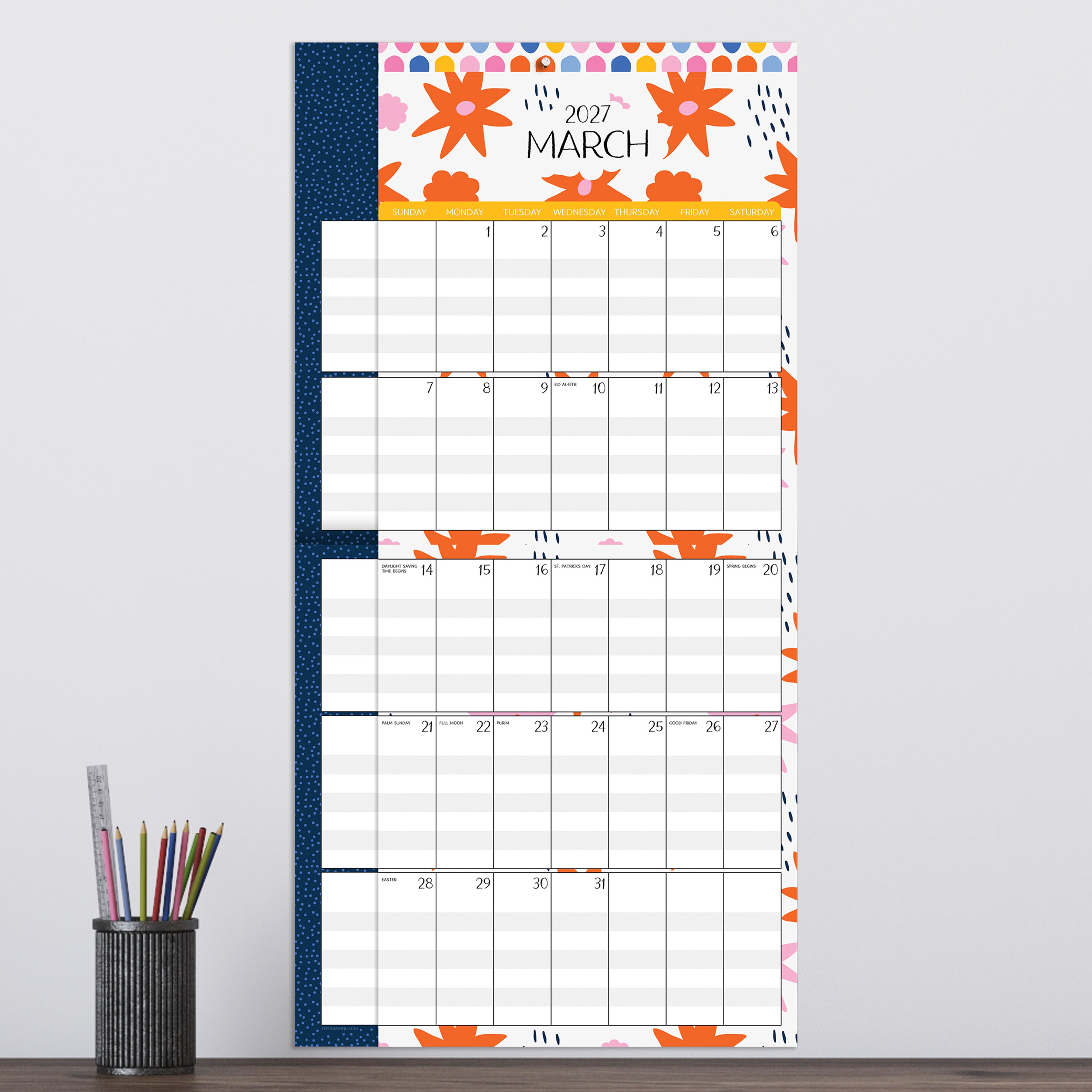 2027 Mom's Manager - Square Wall Calendar